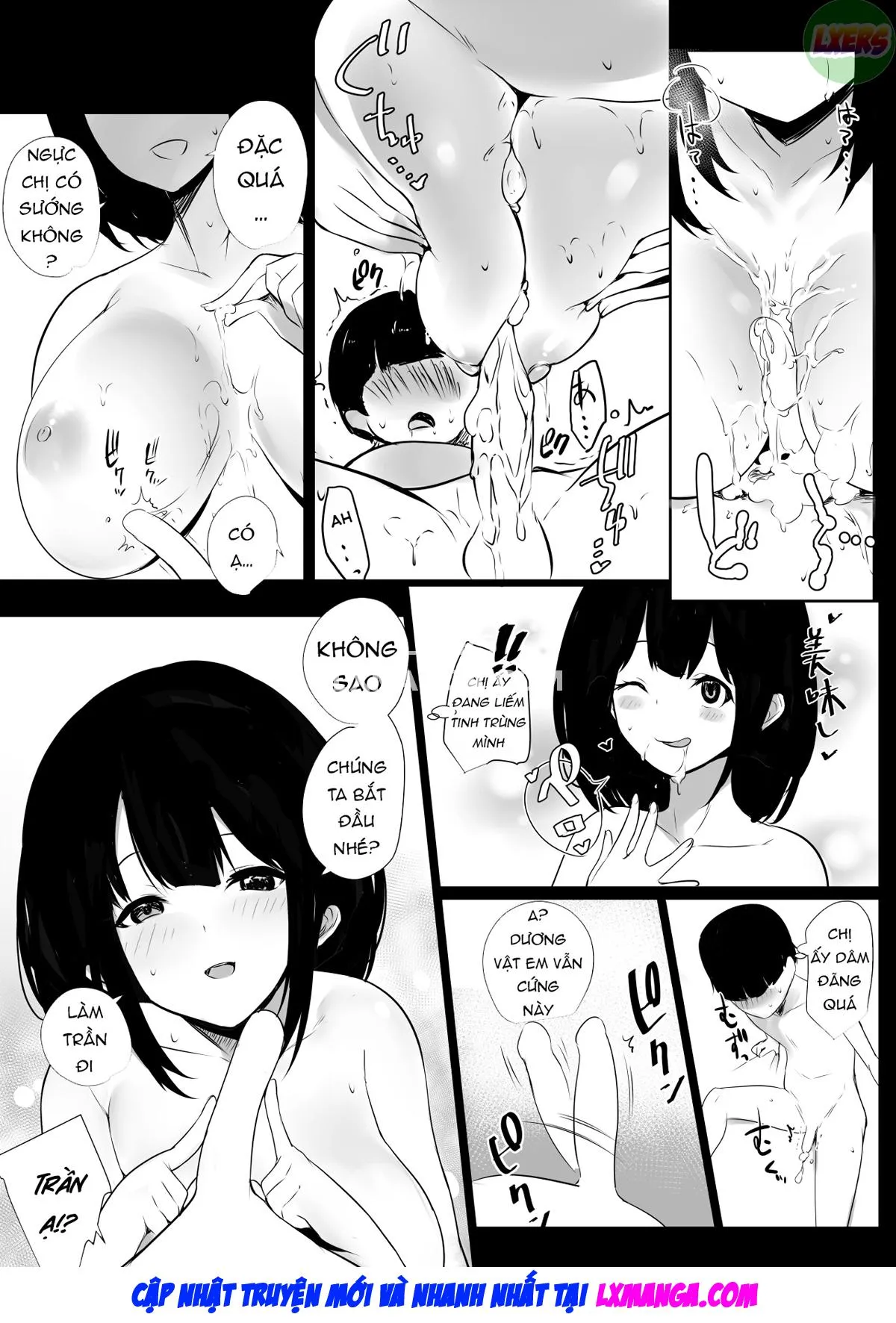 HentaiVN.net - Ảnh 21 - Boku dake ni Amaesasete Kureru Kyonyuu JK Tsuma o Hoka no Otoko ni Dakasete Mita - Chap 3