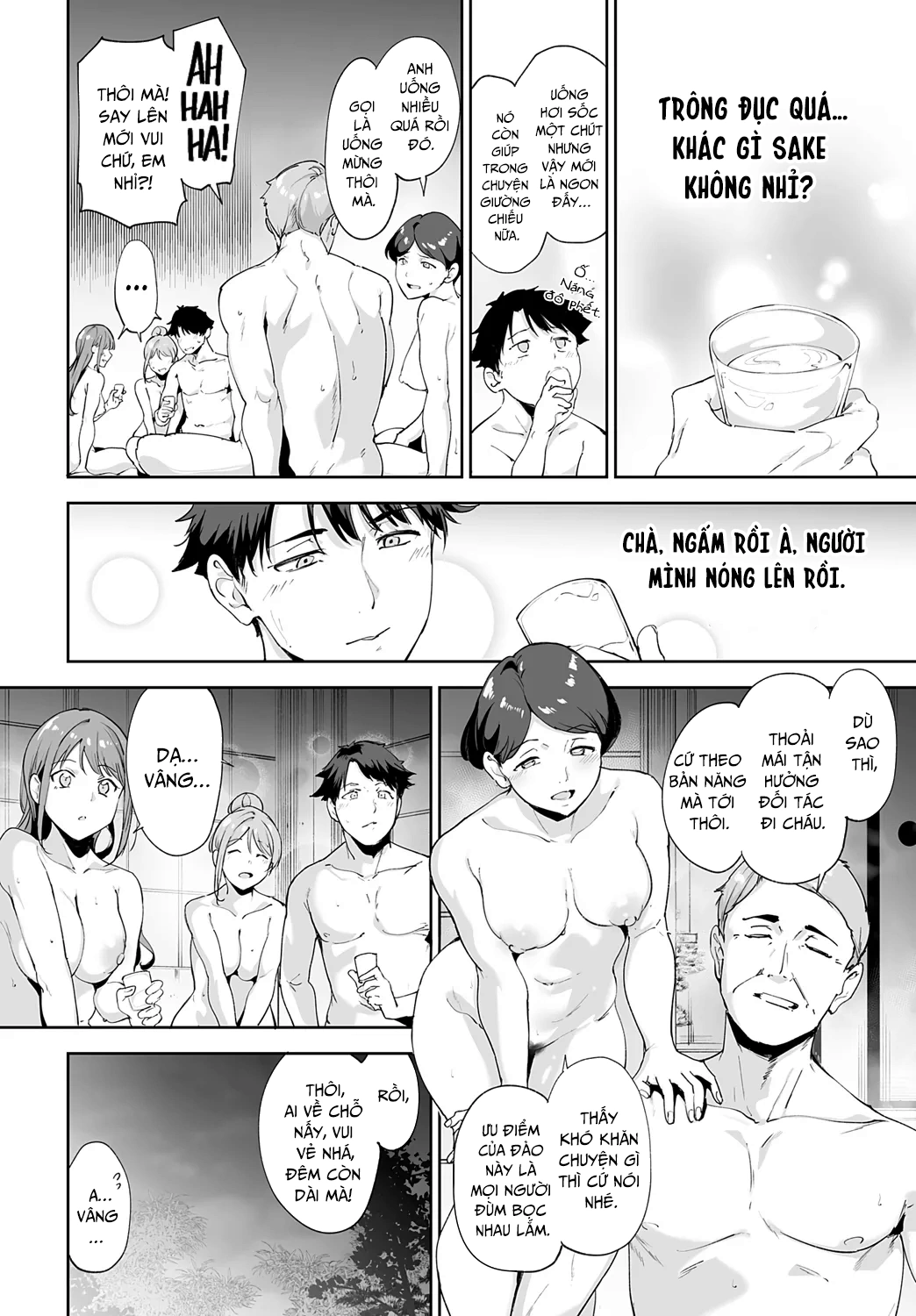 HentaiVN.net - Ảnh 21 - Hòn đảo phi luân lý - Chap 4: Tham dự lễ hội với 3 cô em ngọt nước (Phần sau).