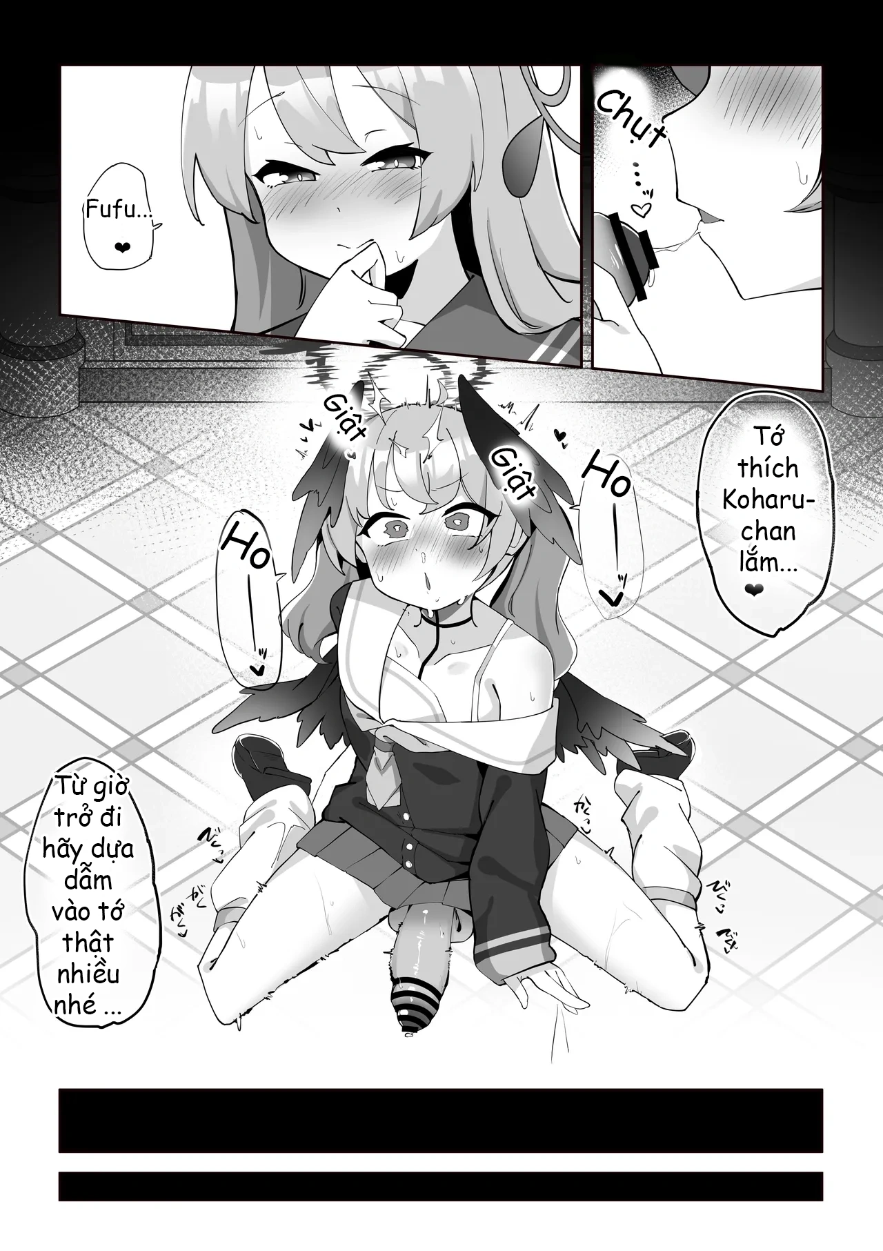 HentaiVN.net - Ảnh 22 - Futanari Koharu-chan vs Hanako-chan Manga - Chap 2