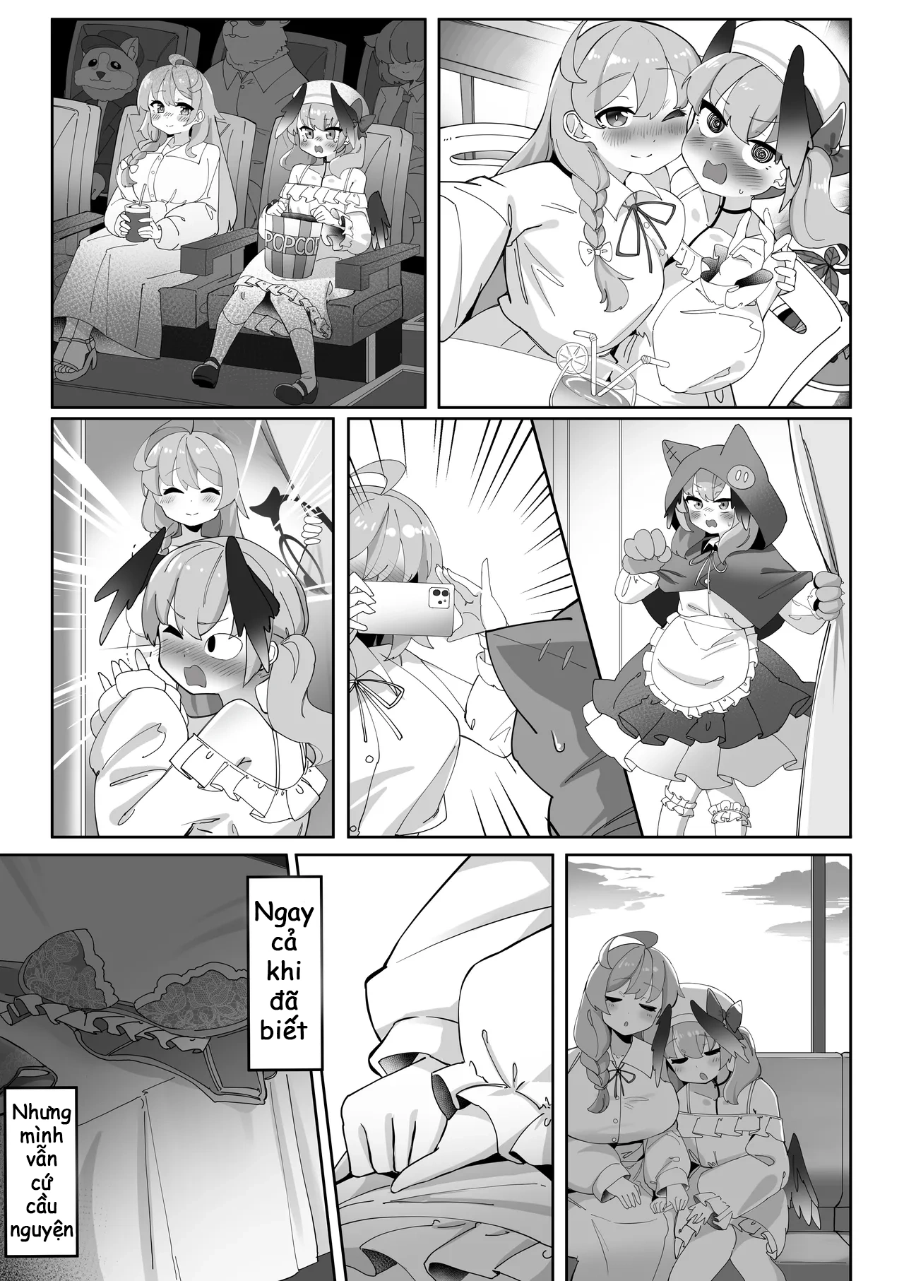 HentaiVN.net - Ảnh 22 - Futanari Koharu-chan vs Hanako-chan Manga - Chap 3