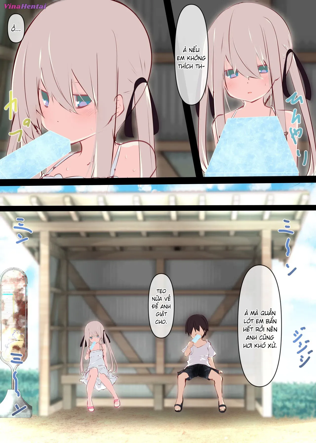 HentaiVN.net - Ảnh 20 - Natsuyasumi dakara Muteikou na Itoko ni Chinko Ireru Hanashi - Chap 1