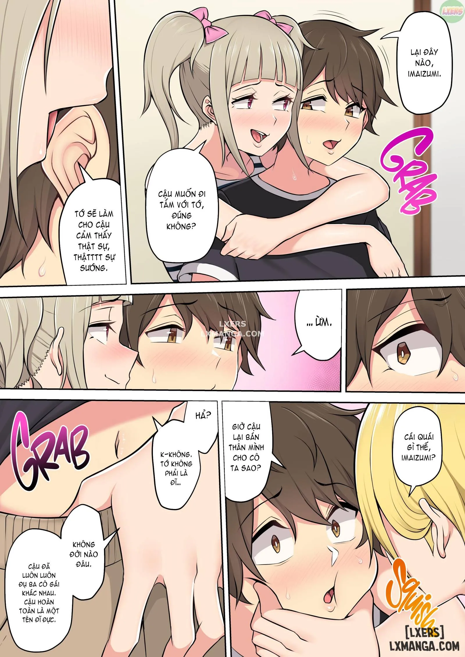 HentaiVN.net - Ảnh 21 - Imaizumi đưa cả bầy Gyaru về nhà mình - Chapter 2