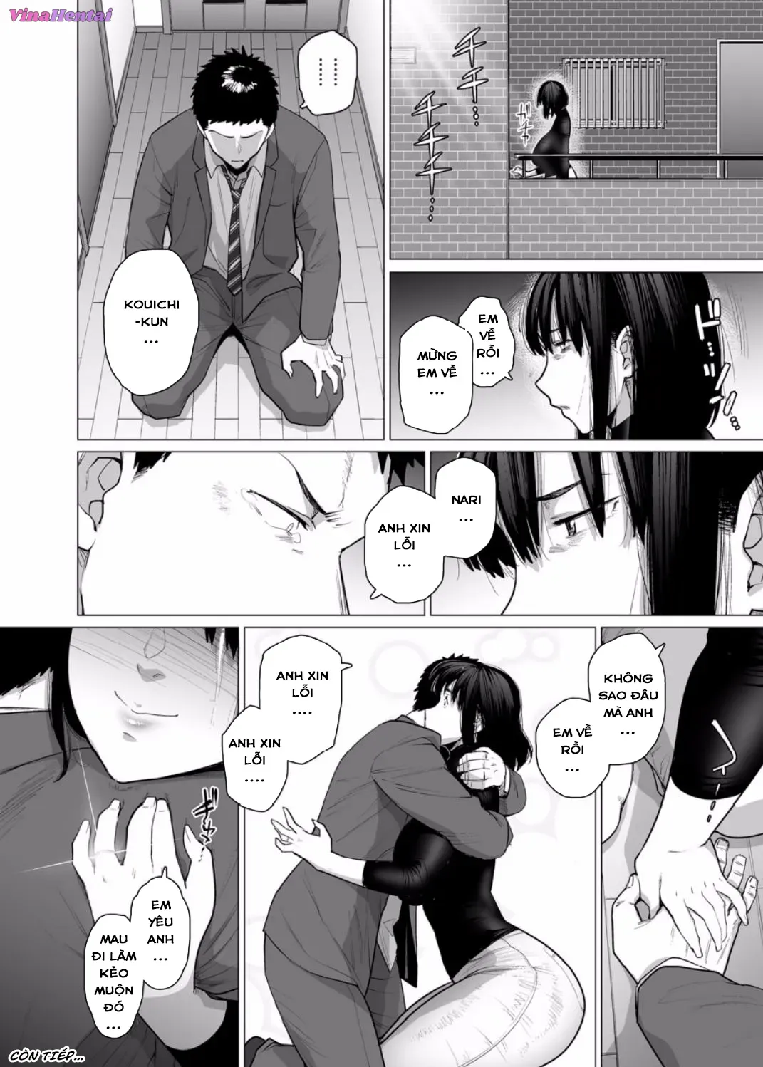 HentaiVN.net - Ảnh 21 - Sự hy sinh của Người vợ  - Chap 2