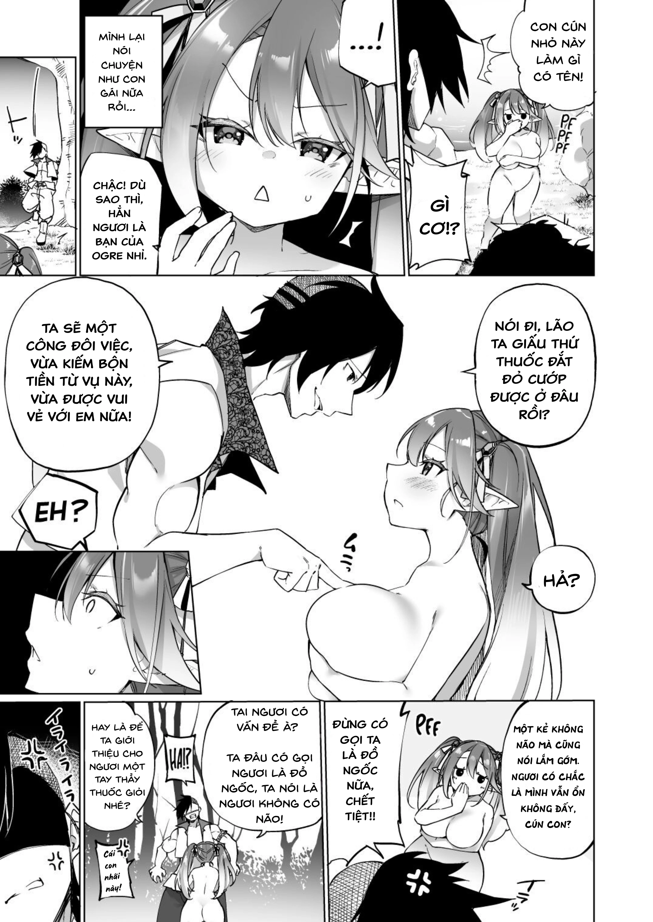 HentaiVN.net - Ảnh 21 - Tên Thủ Lĩnh Cướp Hóa Thành Một Bé Elf Hư Hỏng 1 – Thuốc Elf hóa (Phần 3) - Oneshot