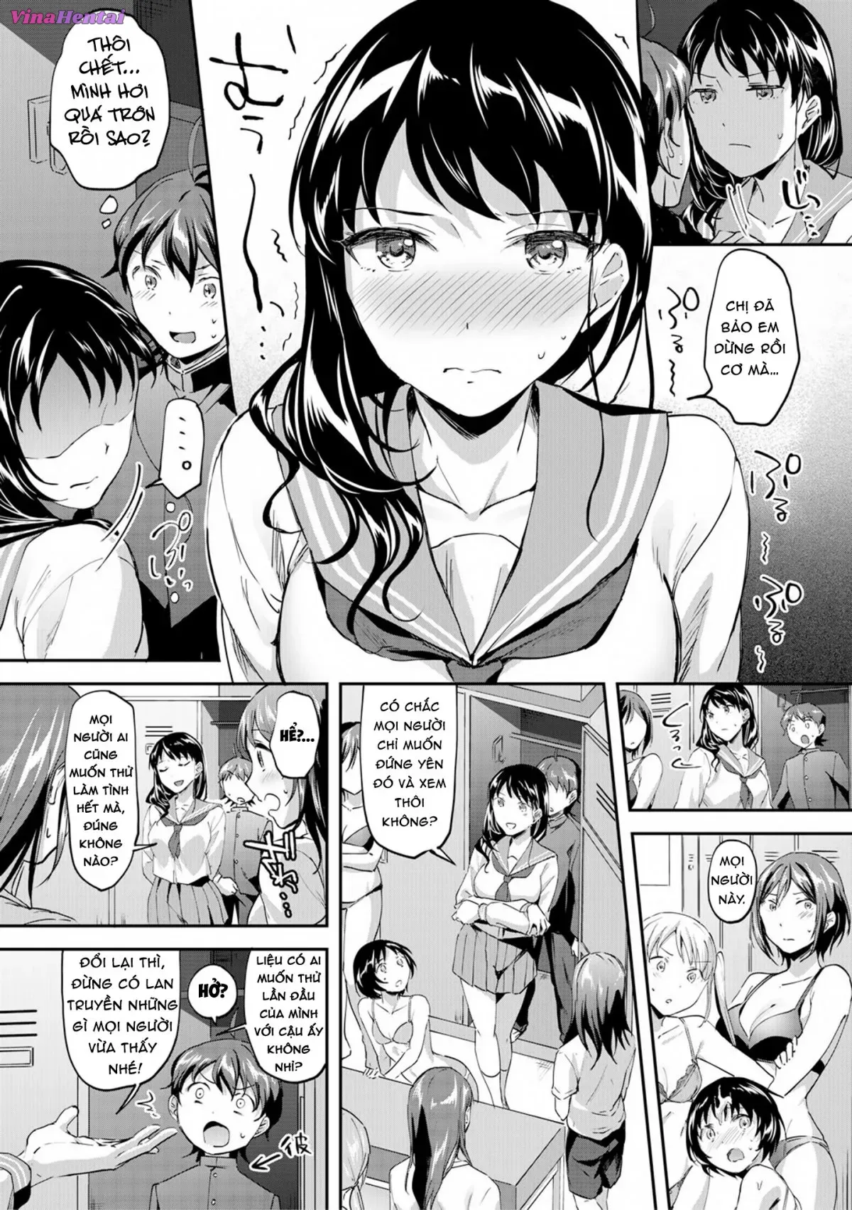 HentaiVN.net - Ảnh 21 - Nào chị em ta cùng hấp diêm! [Let’s Gyaku Rape, Let's Reverse Rape, Let’s逆レイプ] - Chap 1: Bị cô người yêu úp bô!