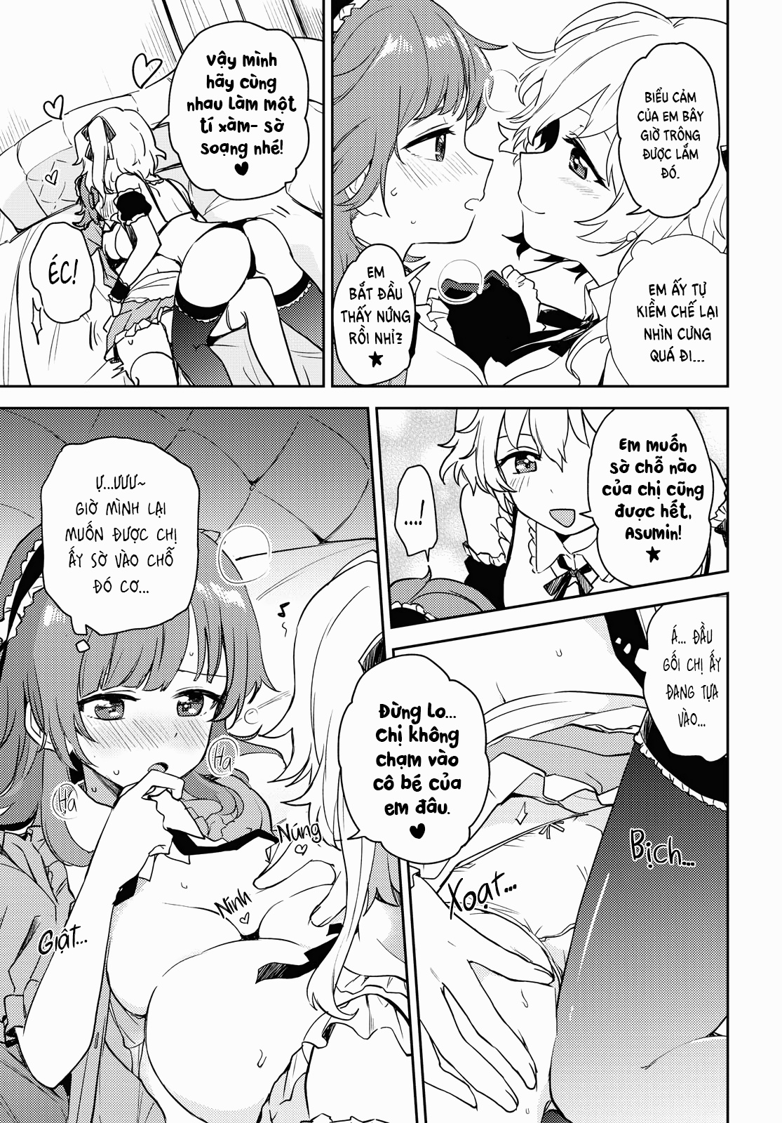 HentaiVN.net - Ảnh 21 - Asumi-chan có hứng thú với Nhà thổ Bách hợp! - Đêm 3