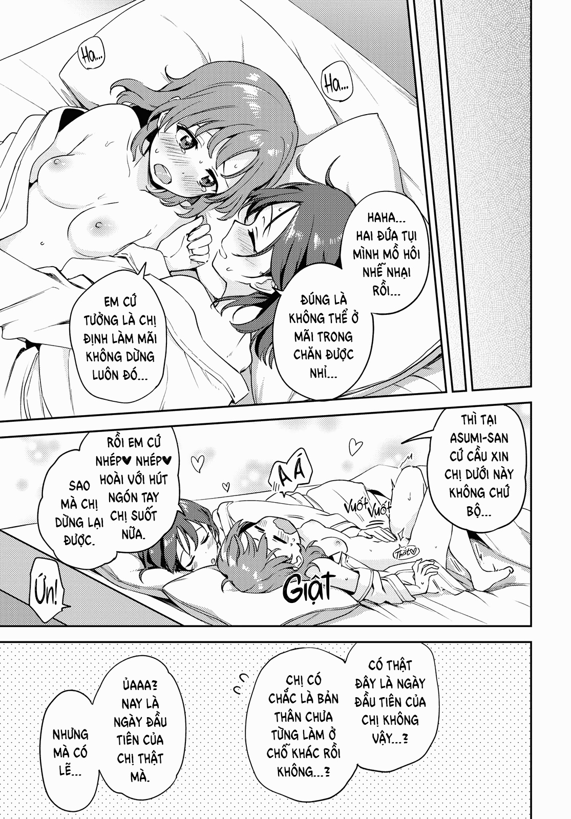 HentaiVN.net - Ảnh 21 - Asumi-chan có hứng thú với Nhà thổ Bách hợp! - Đêm 4