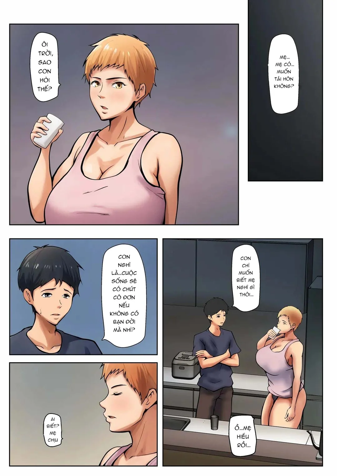 HentaiVN.net - Ảnh 21 - Mẹ kế và con chồng sống chung - Ch.1