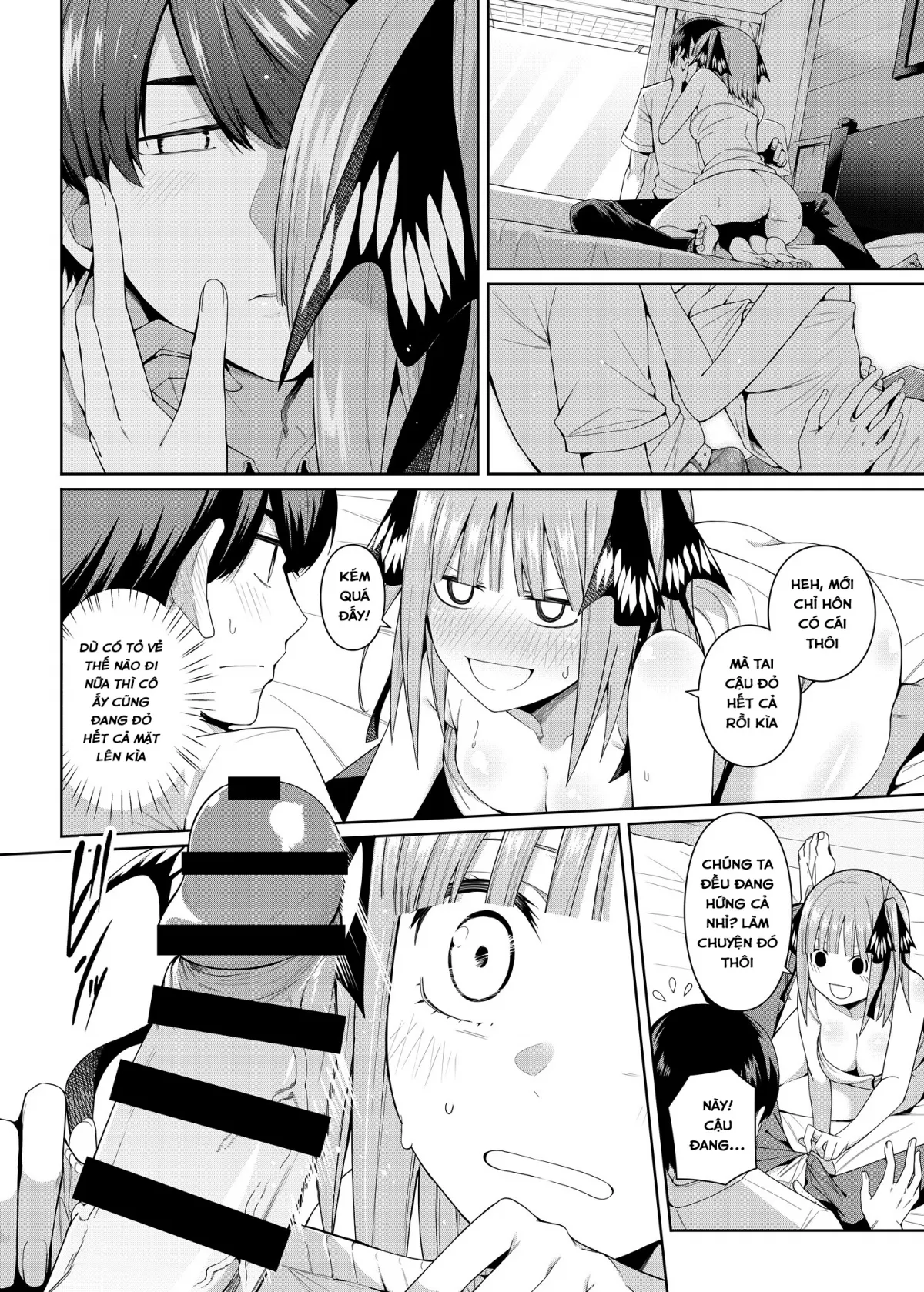 HentaiVN.net - Ảnh 21 - Nibun no Yuudou (Gotoubun no Hanayome) [Half Seduction] - Oneshot