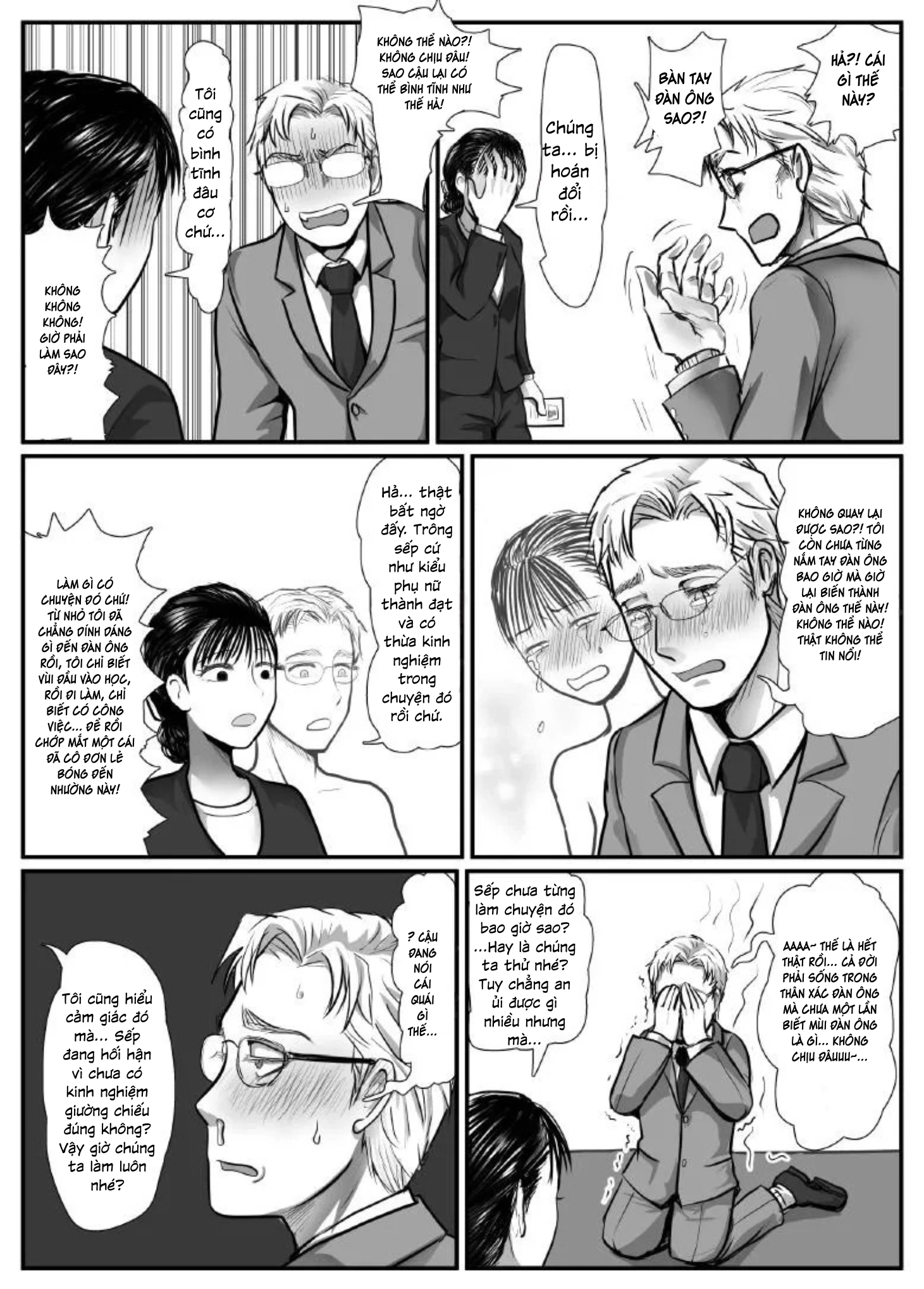 HentaiVN.net - Ảnh 22 - Hoán đổi thân xác với nữ nhân viên văn phòng - Oneshot