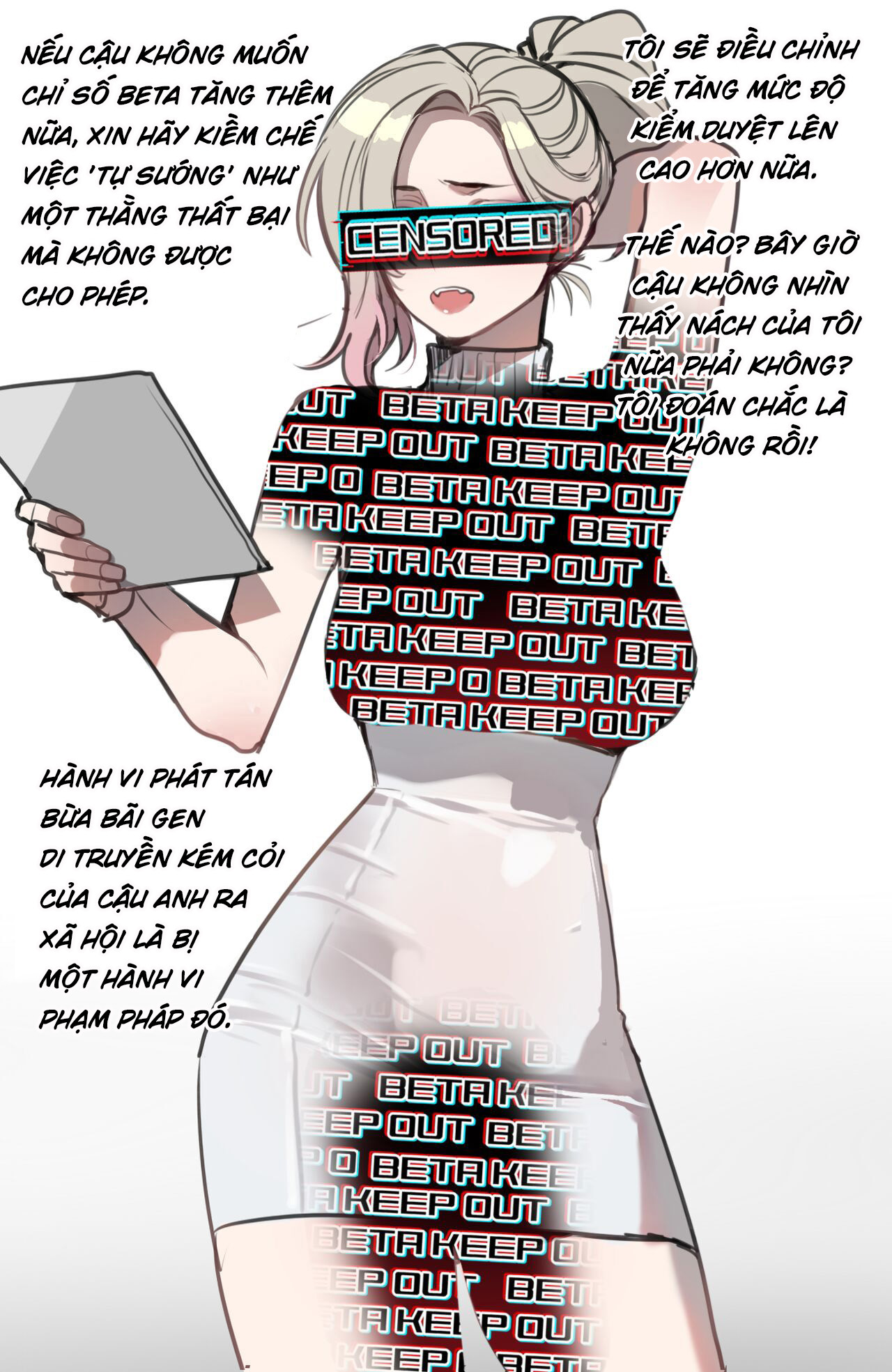 HentaiVN.net - Ảnh 21 - KHÔNG DÀNH CHO BETA - chap 1 [che]