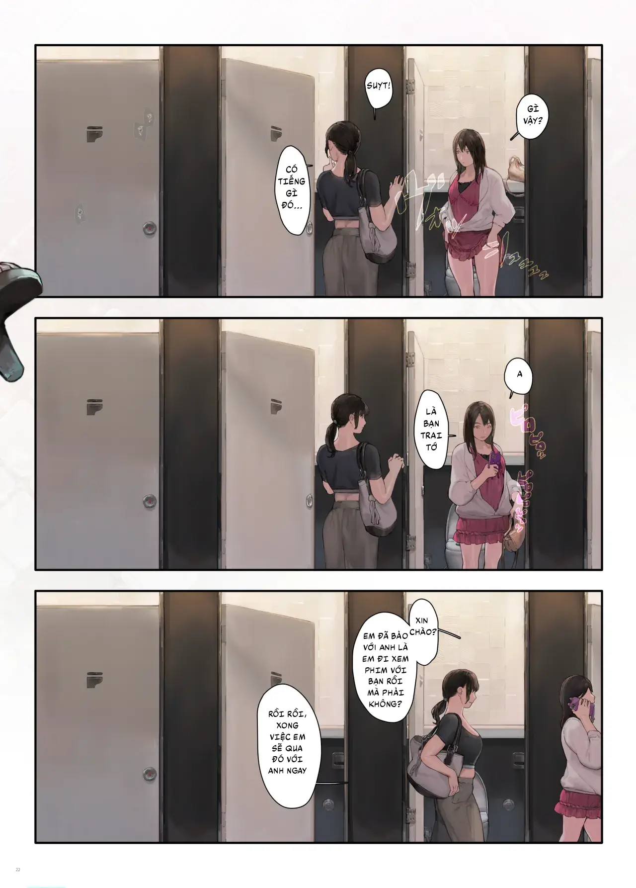 HentaiVN.net - Ảnh 21 - Người vợ hàng xóm trông có vẻ rảnh rỗi ở nhà vào ngày nghỉ - Chap 2