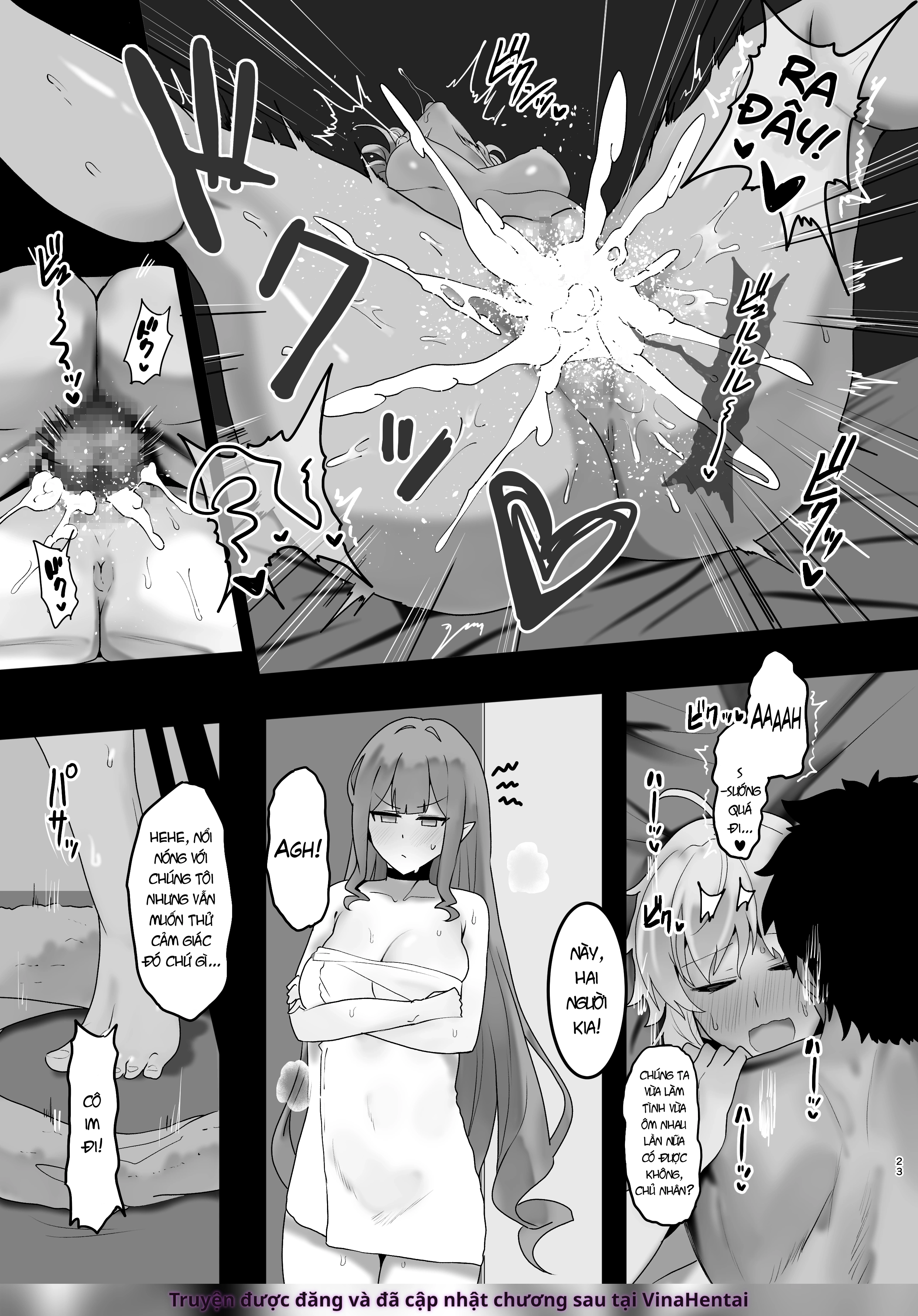HentaiVN.net - Ảnh 22 - Có muốn làm tình tay ba không? - oneshot