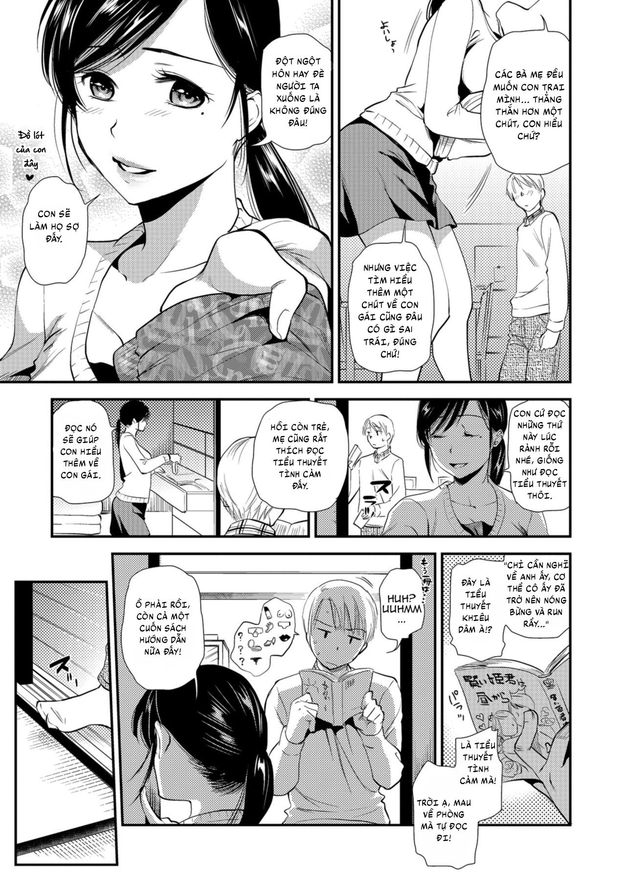 HentaiVN.net - Ảnh 22 - Hatsujou Boshi-Okaasan wa Shinpaisei - Chap 1