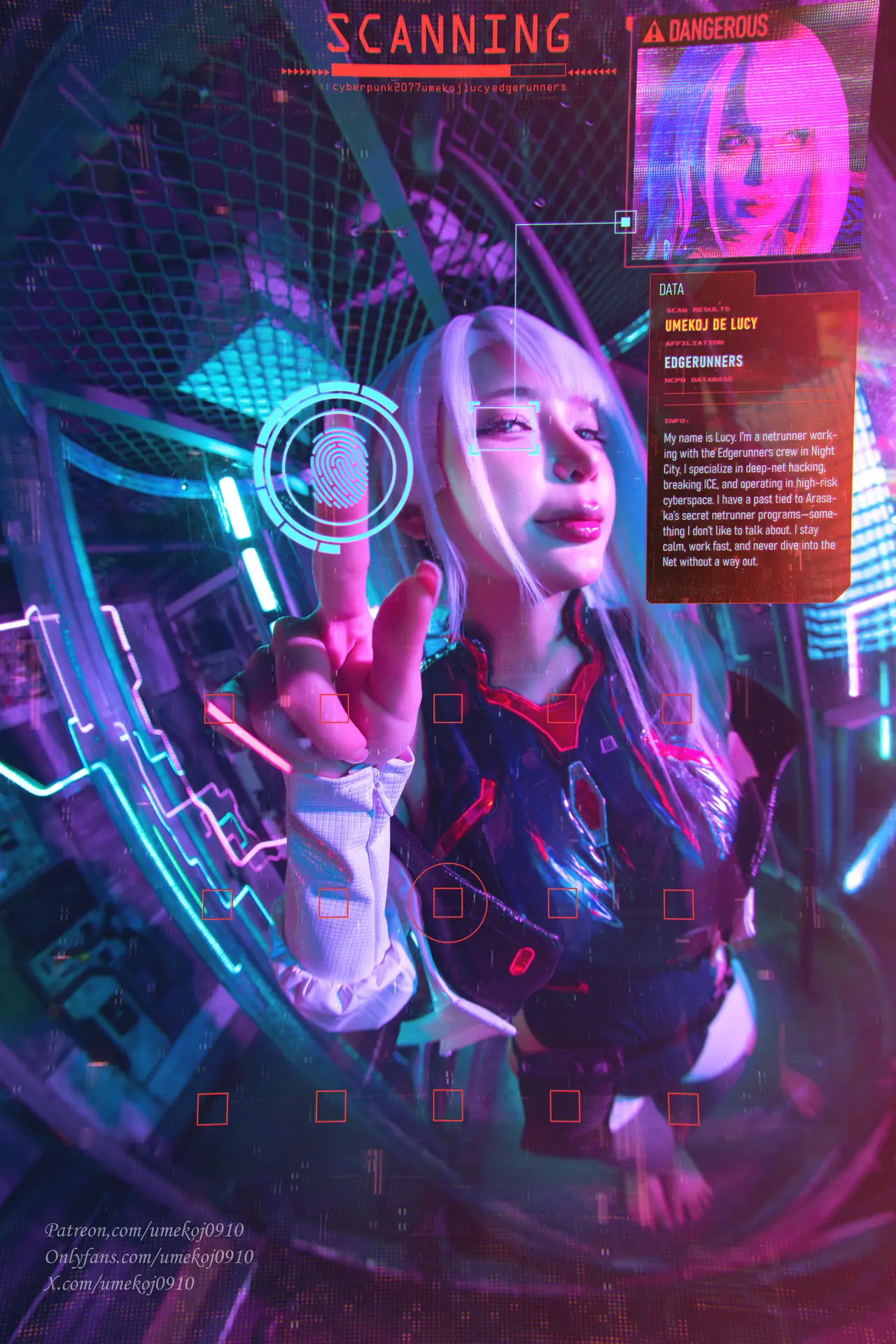 HentaiVN.net - Ảnh 10 - UmekoJ Cosplay Lucy Cyberpunk Edgerunner - Chương 1