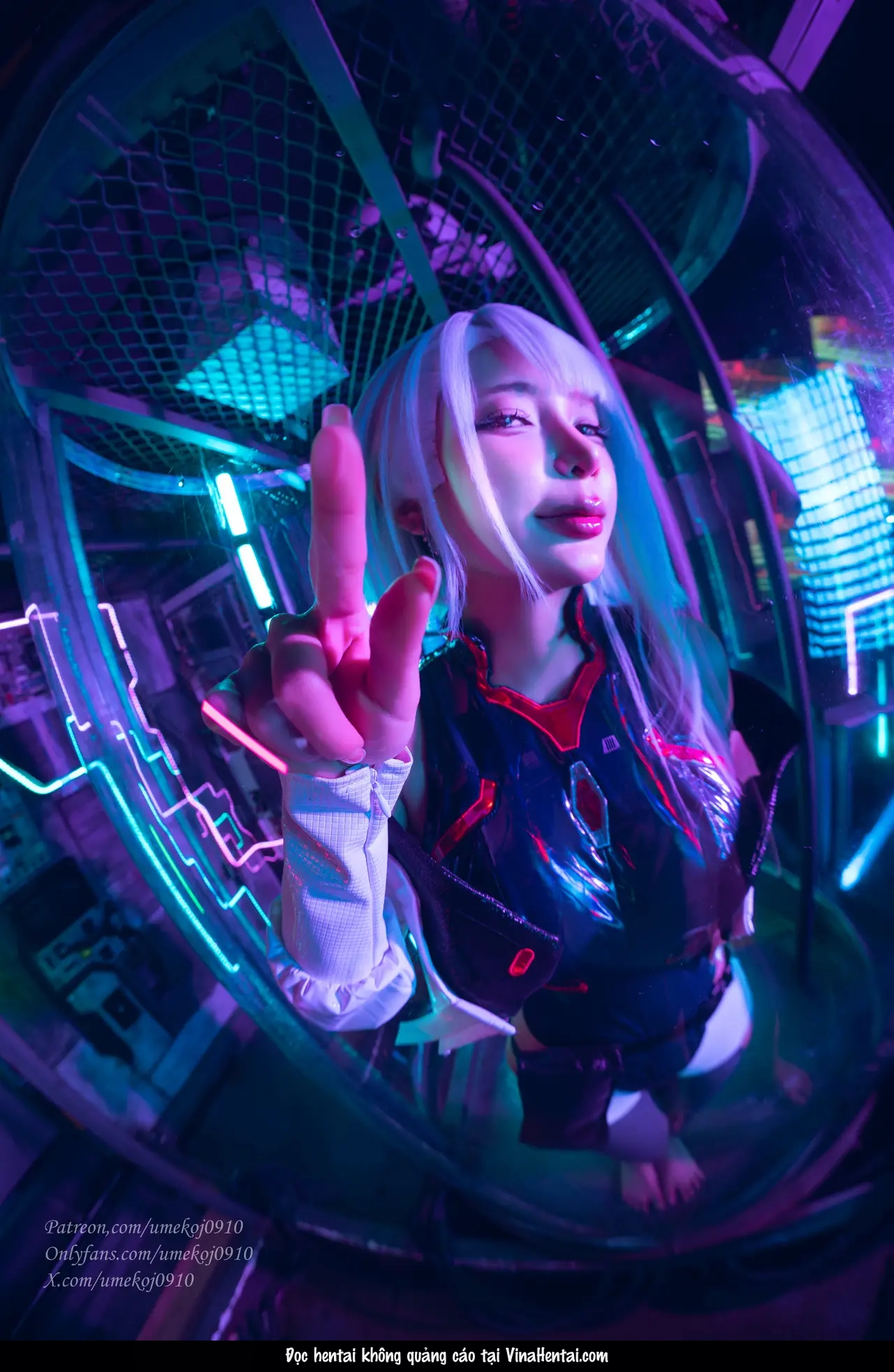 HentaiVN.net - Ảnh 9 - UmekoJ Cosplay Lucy Cyberpunk Edgerunner - Chương 1
