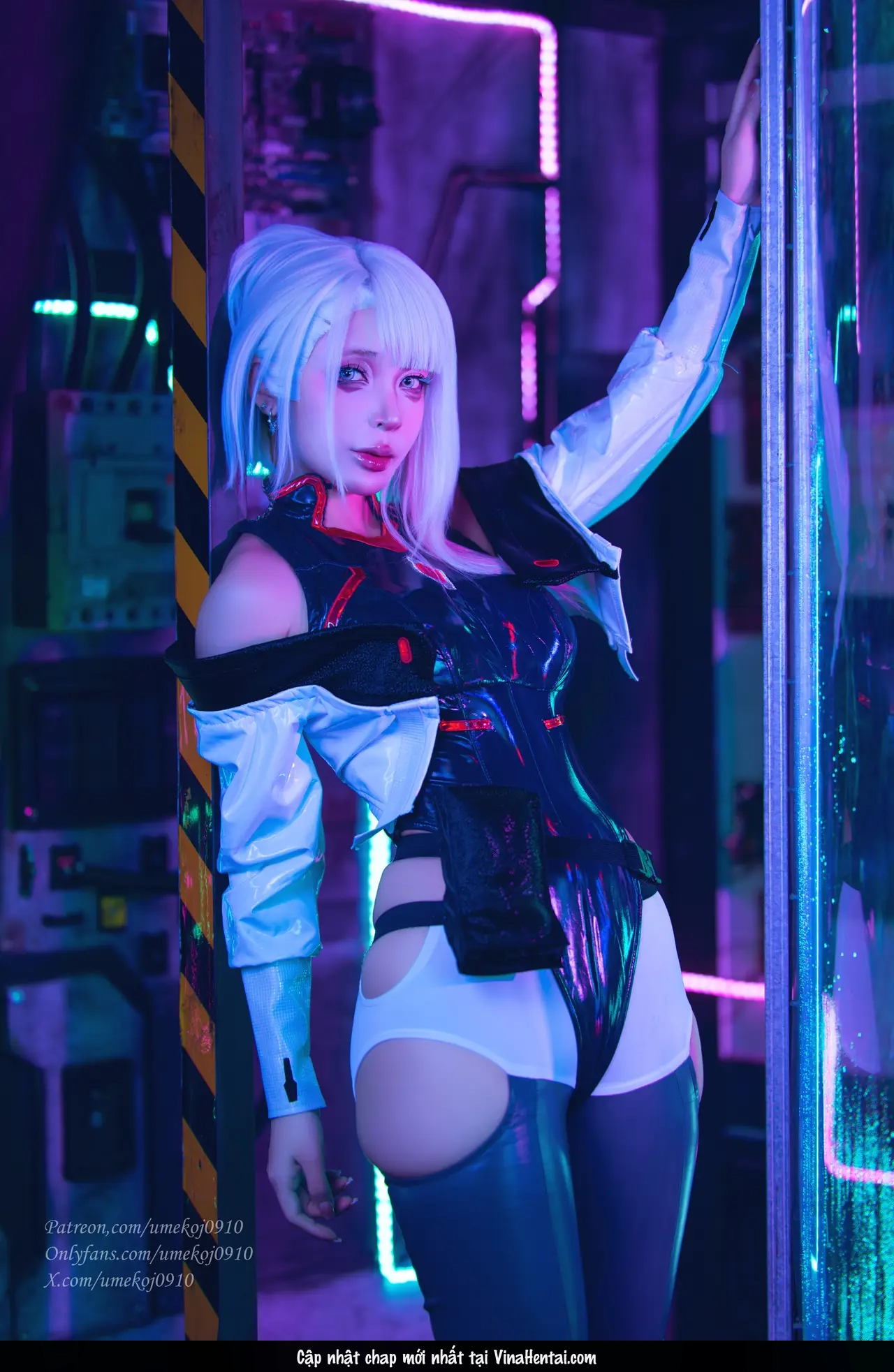 HentaiVN.net - Ảnh 14 - UmekoJ Cosplay Lucy Cyberpunk Edgerunner - Chương 1
