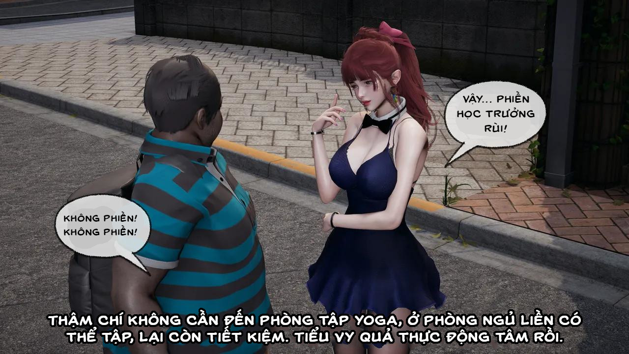 HentaiVN.net - Ảnh 17 - Cô bạn gái Tiểu Vy bị ngốc của tôi. - Chapter 10.5: Yoga cùng học trưởng!