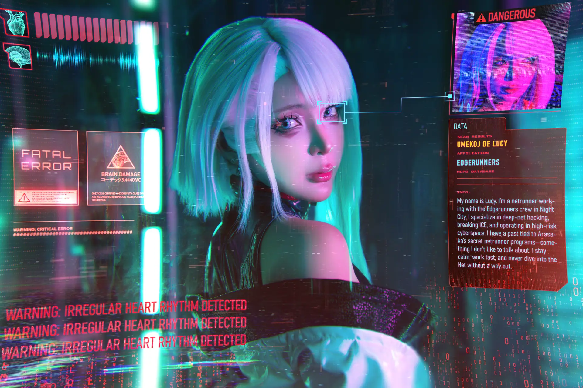 HentaiVN.net - Ảnh 44 - UmekoJ Cosplay Lucy Cyberpunk Edgerunner - Chương 1