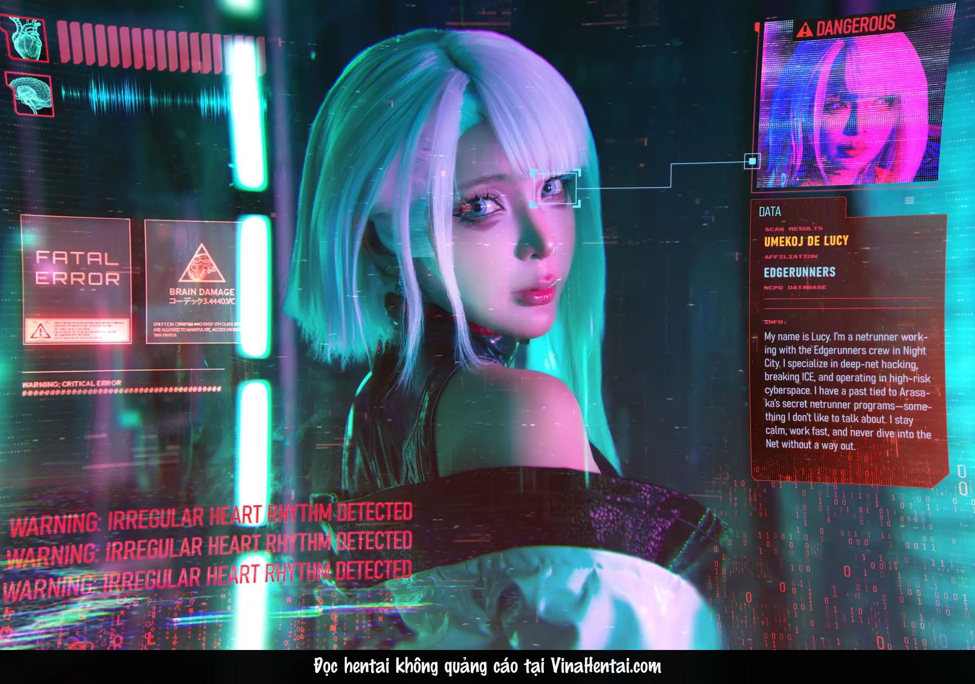 HentaiVN.net - Ảnh 9 - UmekoJ Cosplay Lucy Cyberpunk Edgerunner - Chương 2