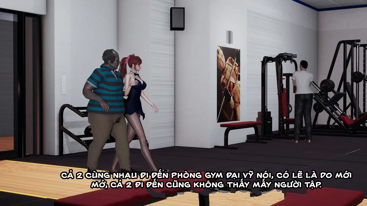 HentaiVN.net - Ảnh 22 - Cô bạn gái Tiểu Vy bị ngốc của tôi. - Chapter 10.5: Yoga cùng học trưởng!