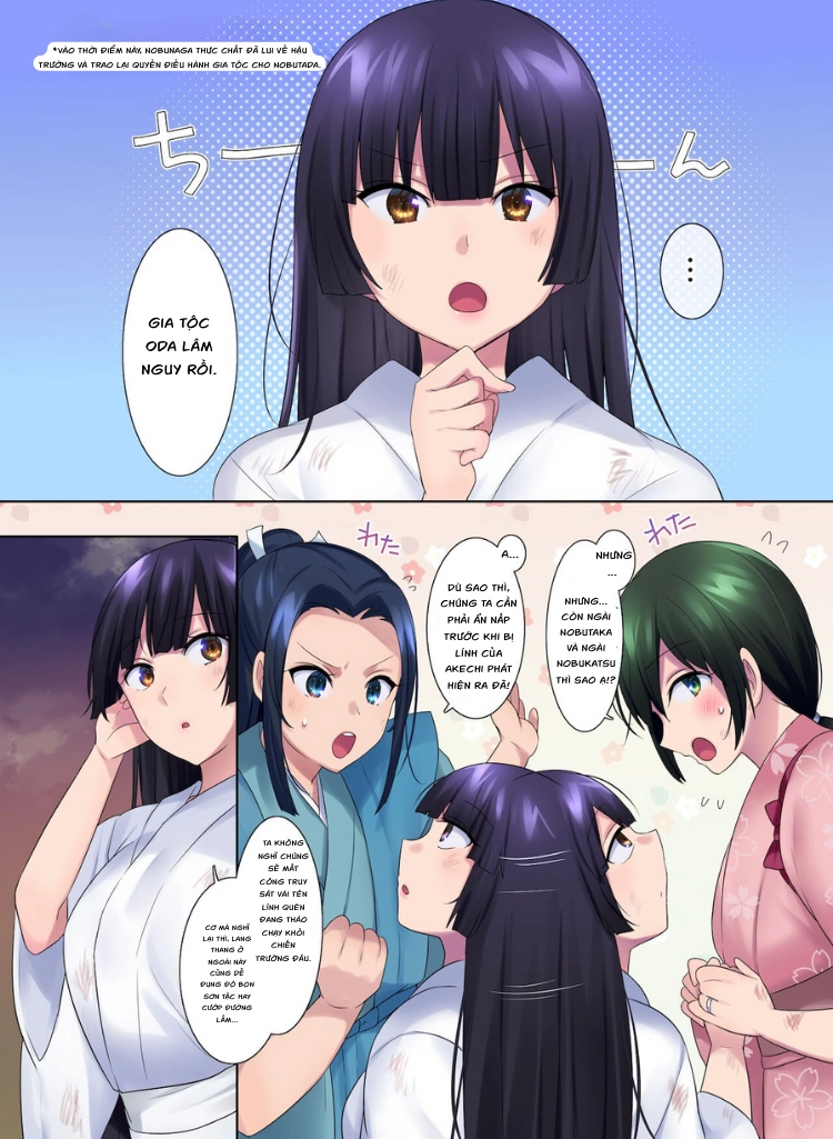 HentaiVN.net - Ảnh 22 - Sự biến đổi của Honnoji ~Nobunaga bị biến thành một cô gái - Oneshot