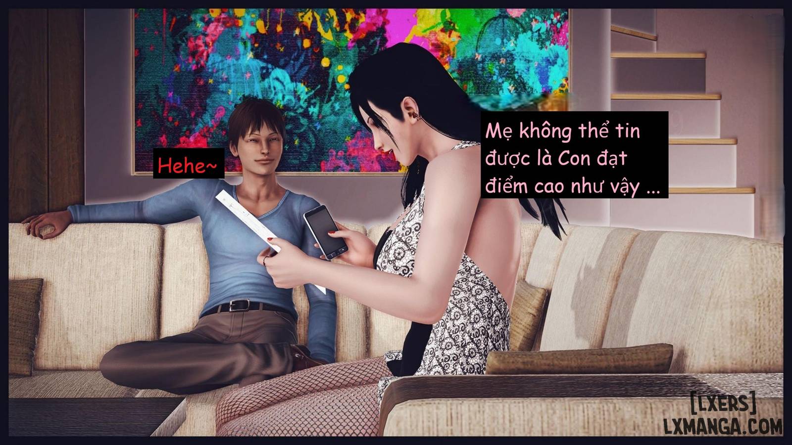 HentaiVN.net - Ảnh 22 - Đọc Sách Cùng Mẹ - Chap 3.1