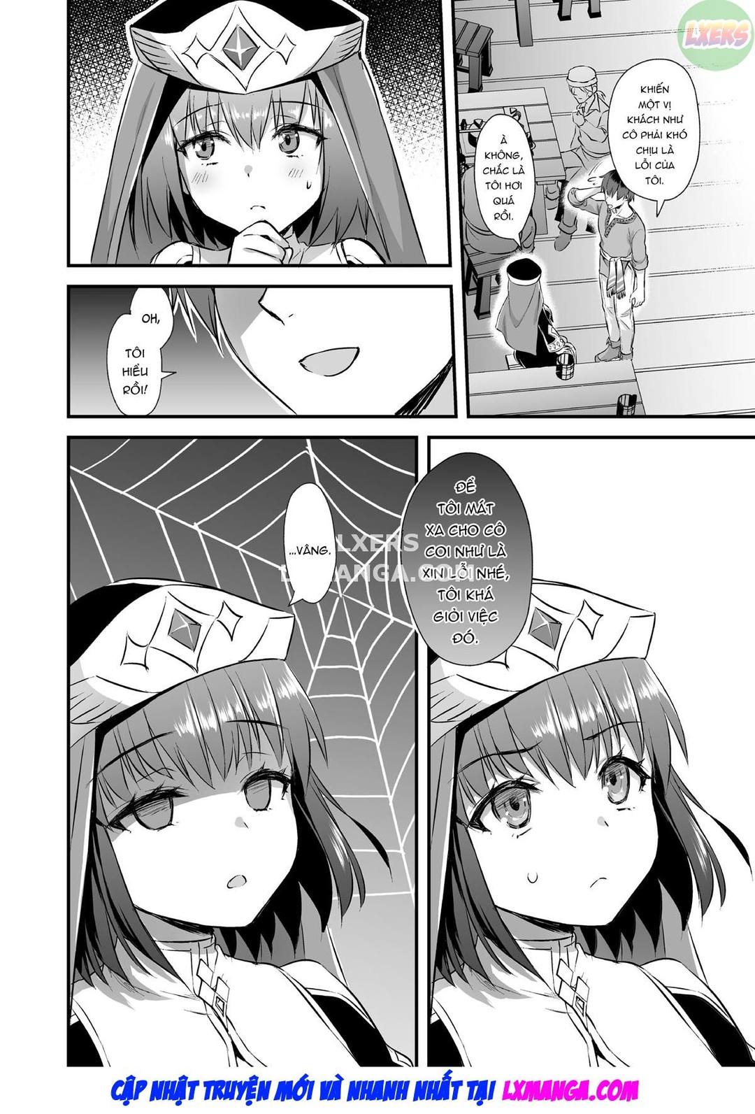 HentaiVN.net - Ảnh 22 - Để mắt đến nàng Elf nóng bỏng ở thế giới khác - Chap 4
