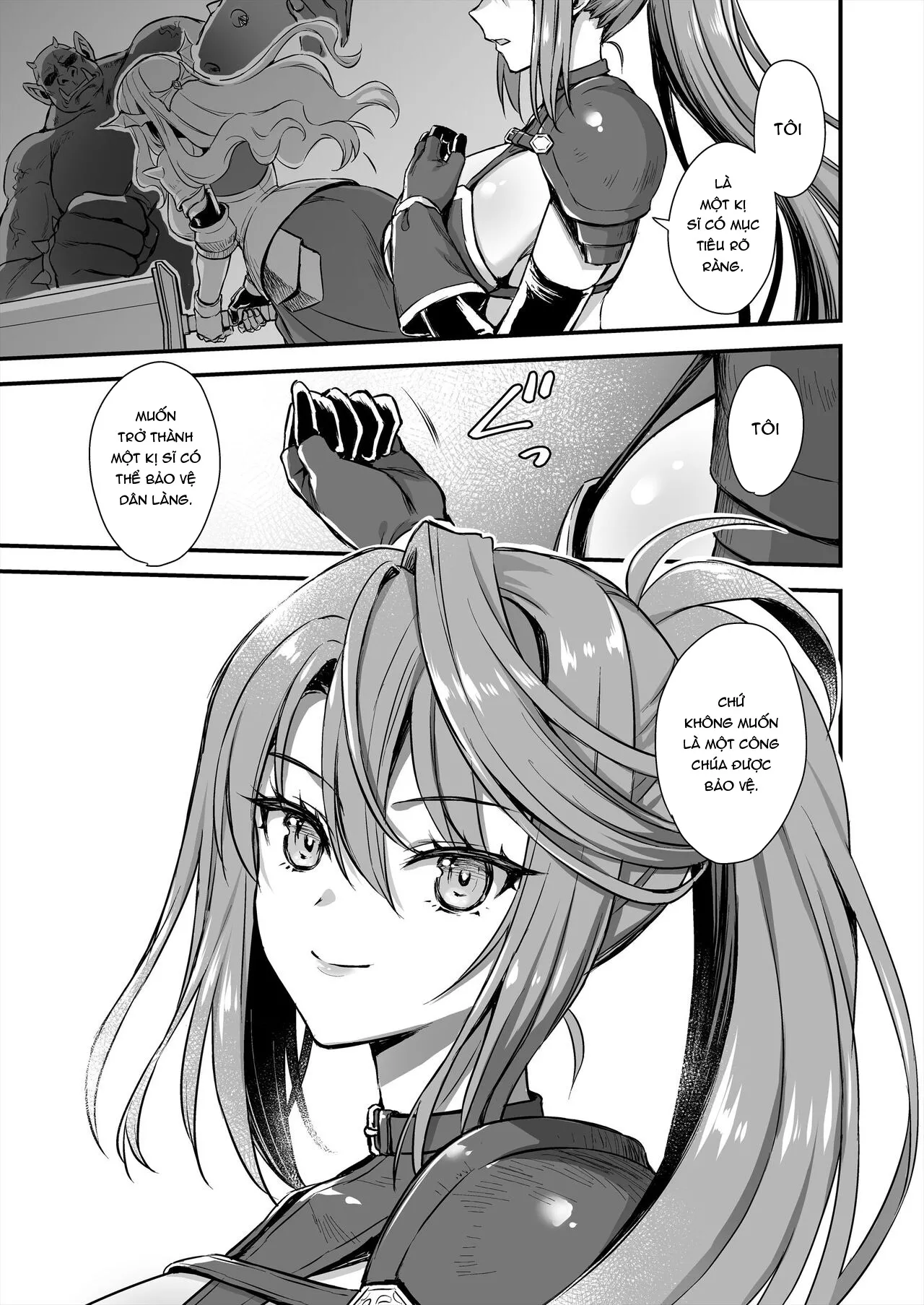 HentaiVN.net - Ảnh 22 - Để mắt đến nàng Elf nóng bỏng ở thế giới khác - Chap 7