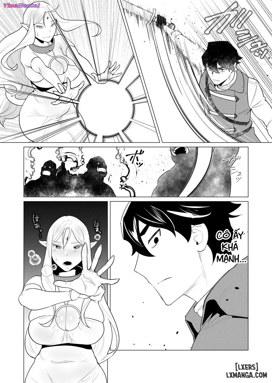HentaiVN.net - Ảnh 22 - Vị Anh Hùng Muốn “Vợ Người Ta” Làm Phần Thưởng - Chap 1 : Dũng sĩ x Elf
