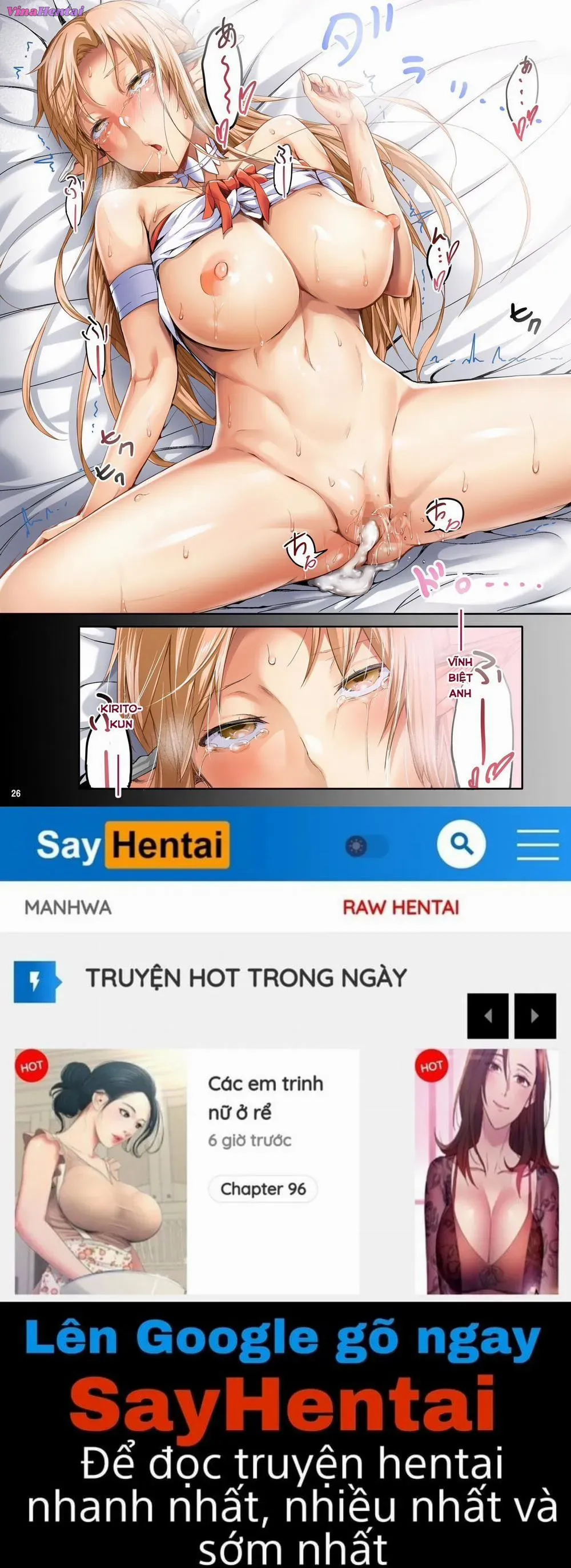 HentaiVN.net - Ảnh 22 - Asunama (Sword Art Online) - Chương 1 (màu)