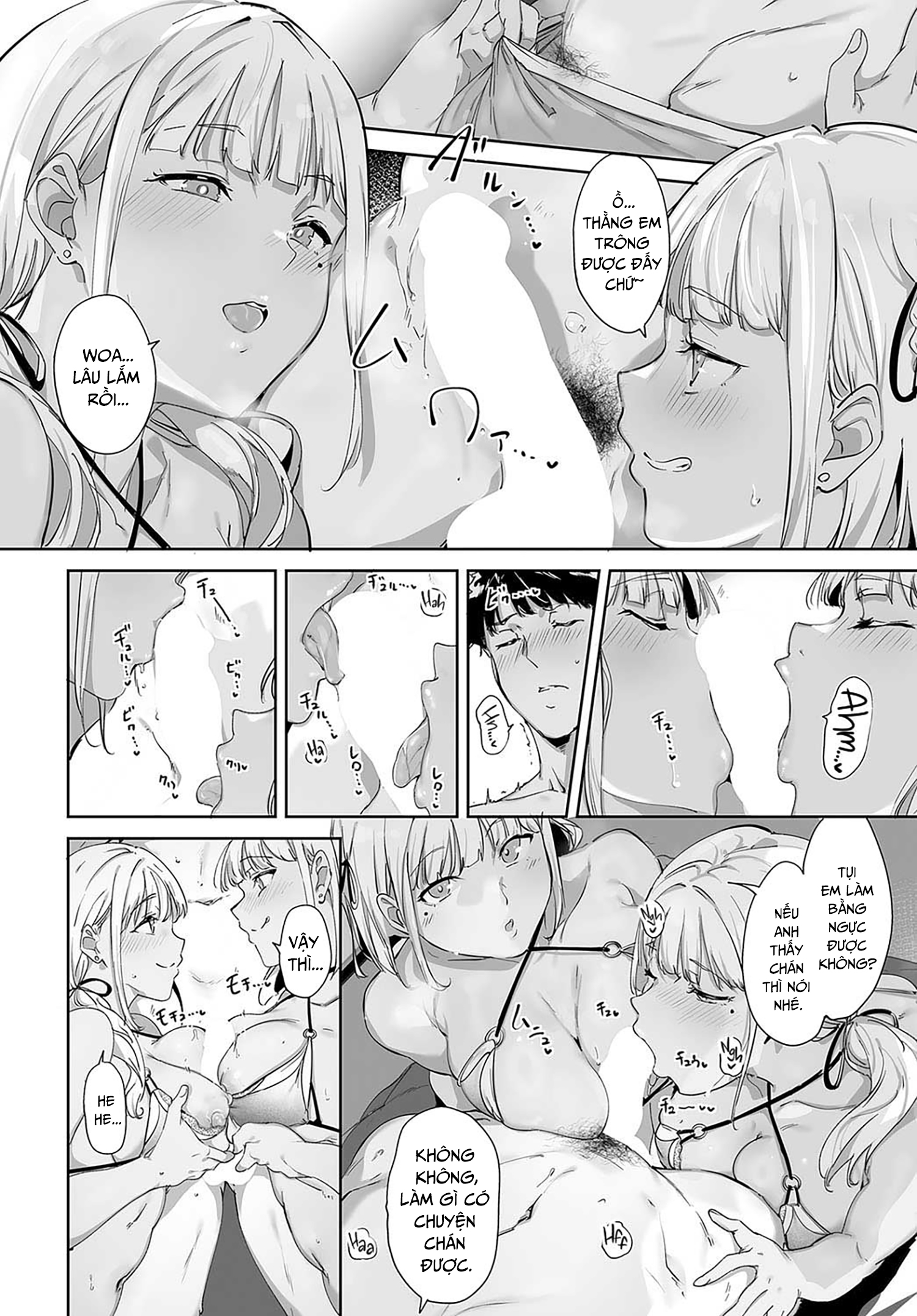 HentaiVN.net - Ảnh 24 - Hòn đảo phi luân lý - Chap 1: Bị 2 chị em trên đảo dụ dỗ.