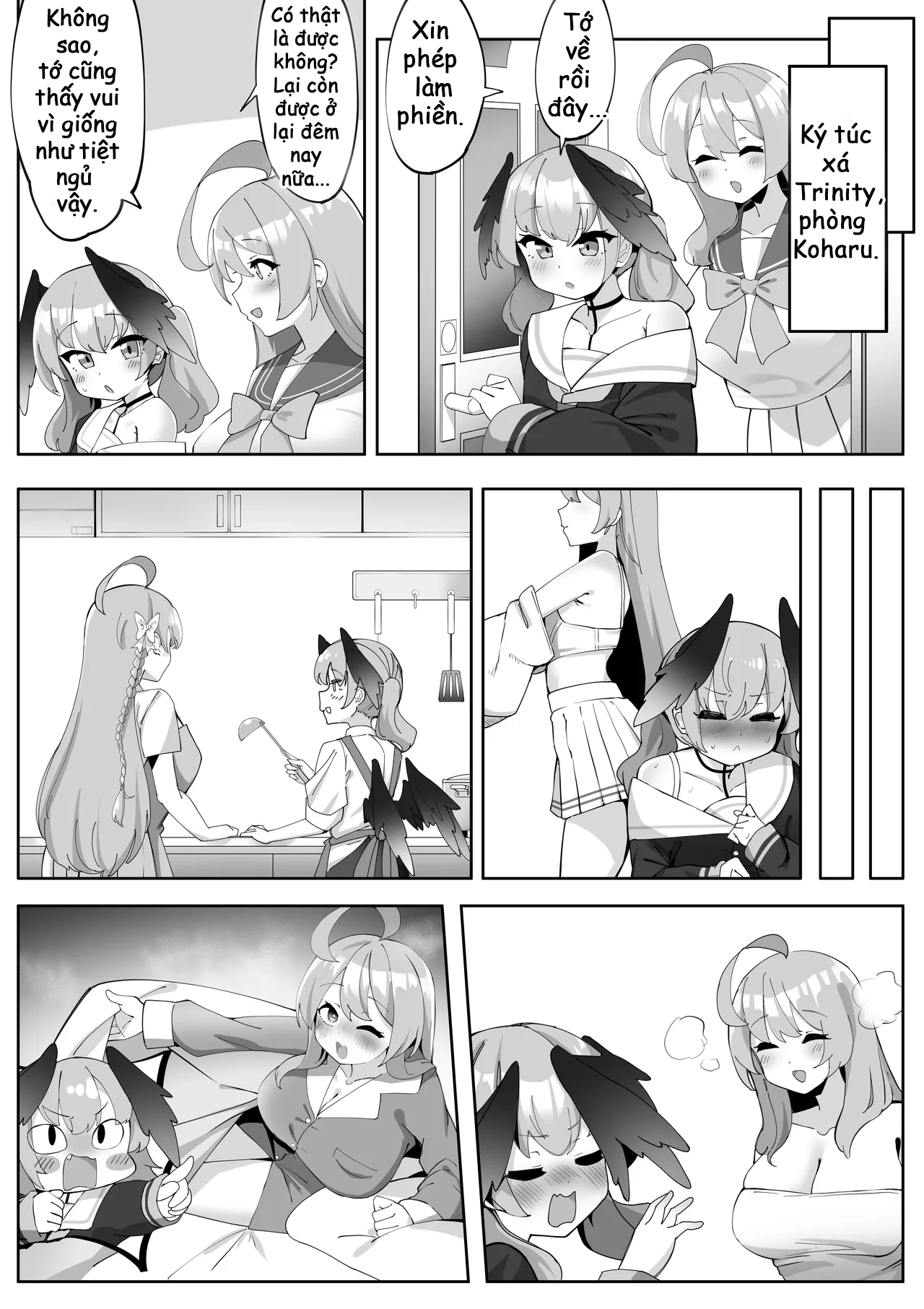 HentaiVN.net - Ảnh 23 - Futanari Koharu-chan vs Hanako-chan Manga - Chap 2