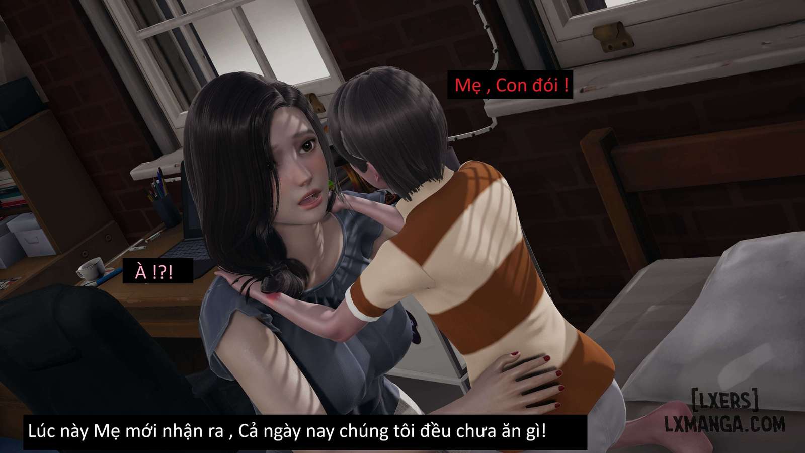 HentaiVN.net - Ảnh 22 - MẸ VÀ CON TRONG NGÀY TẬN THẾ - Chương 1.3