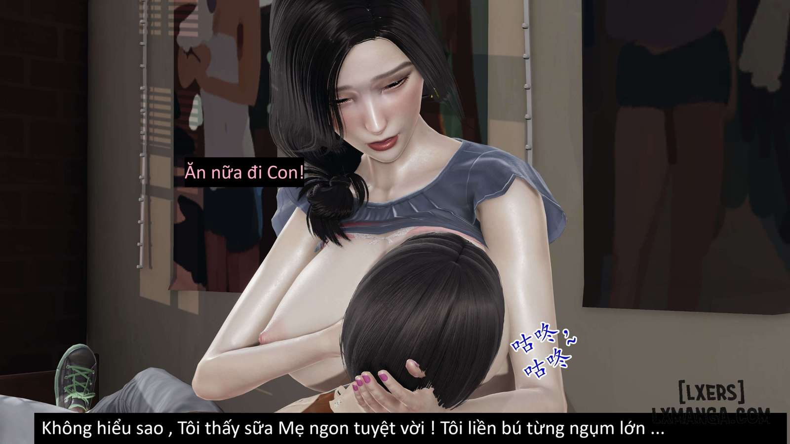 HentaiVN.net - Ảnh 22 - MẸ VÀ CON TRONG NGÀY TẬN THẾ - Chương 1.4