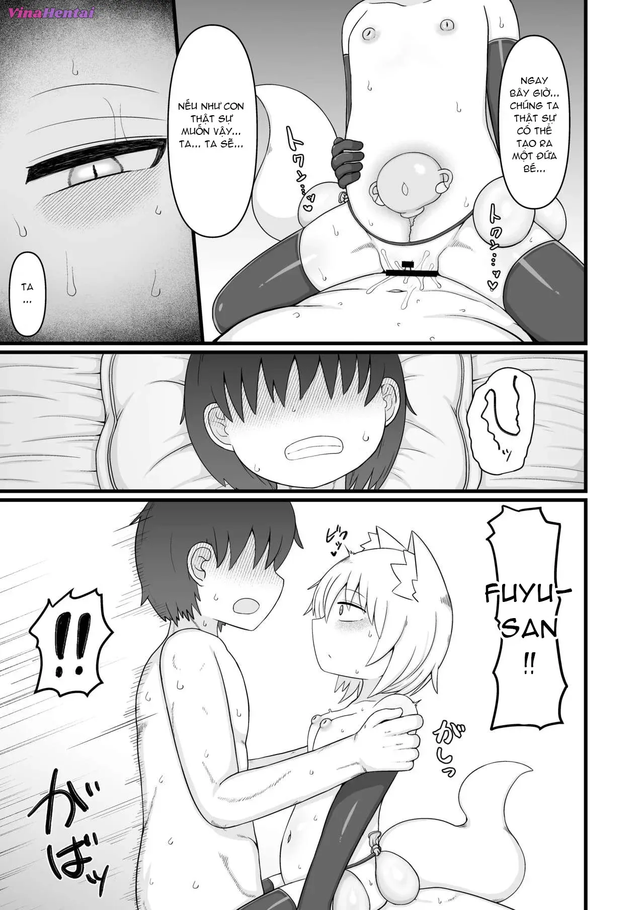 HentaiVN.net - Ảnh 21 - Người Mẹ Loli Không Thể Cưỡng Lại Được Tôi 9 - EP2