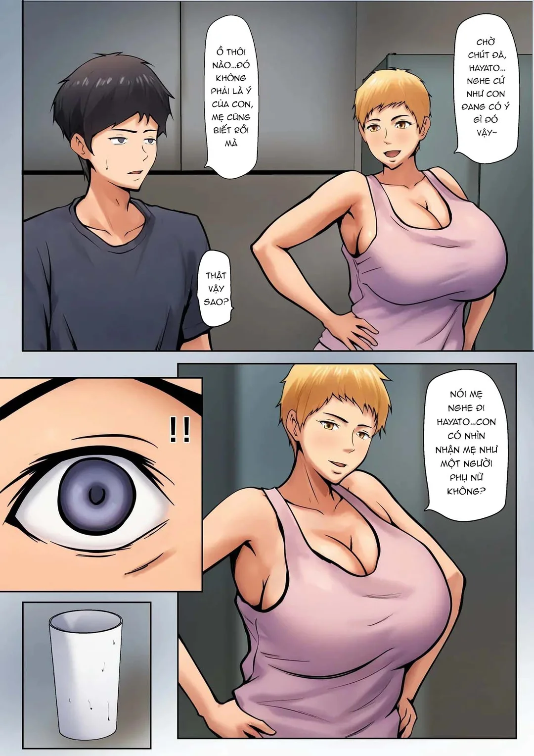 HentaiVN.net - Ảnh 22 - Mẹ kế và con chồng sống chung - Ch.1
