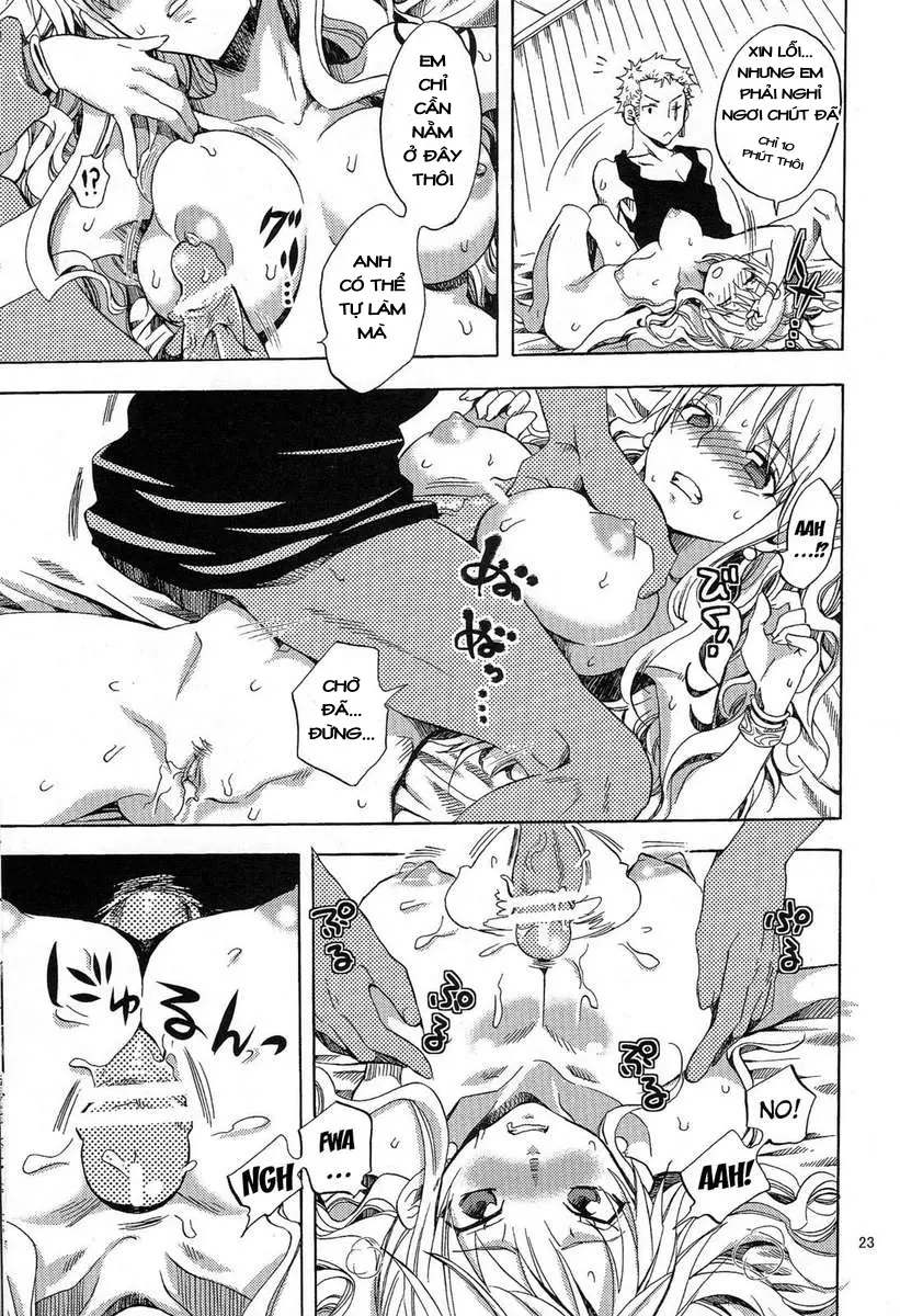 HentaiVN.net - Ảnh 22 - [Yu-ri (Kurione-Sha)] Kankitsukei Kanojo | Citrus-Style Girlfriend (One Piece) - Oneshot