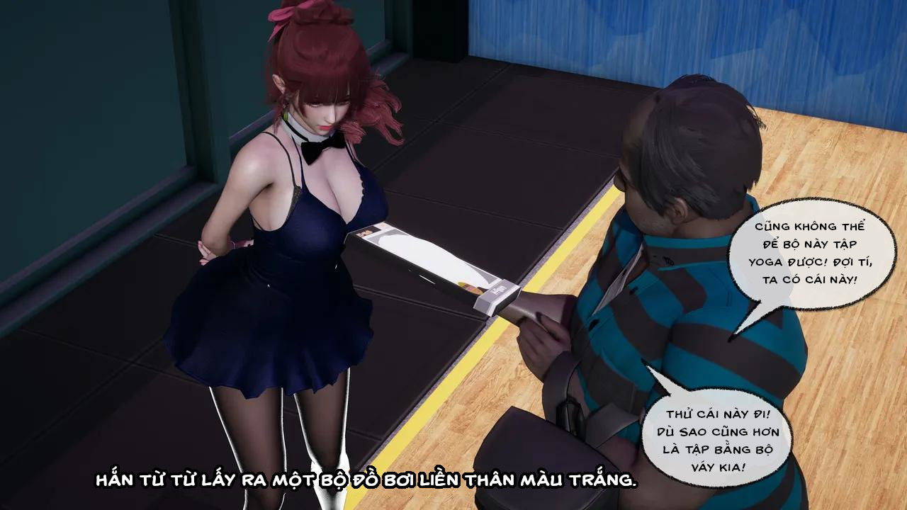 HentaiVN.net - Ảnh 25 - Cô bạn gái Tiểu Vy bị ngốc của tôi. - Chapter 10.5: Yoga cùng học trưởng!