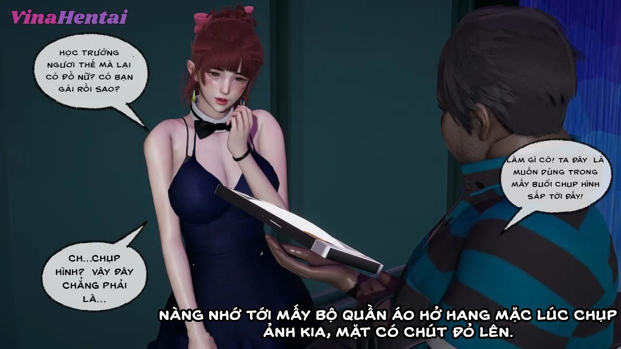 HentaiVN.net - Ảnh 26 - Cô bạn gái Tiểu Vy bị ngốc của tôi. - Chapter 10.5: Yoga cùng học trưởng!