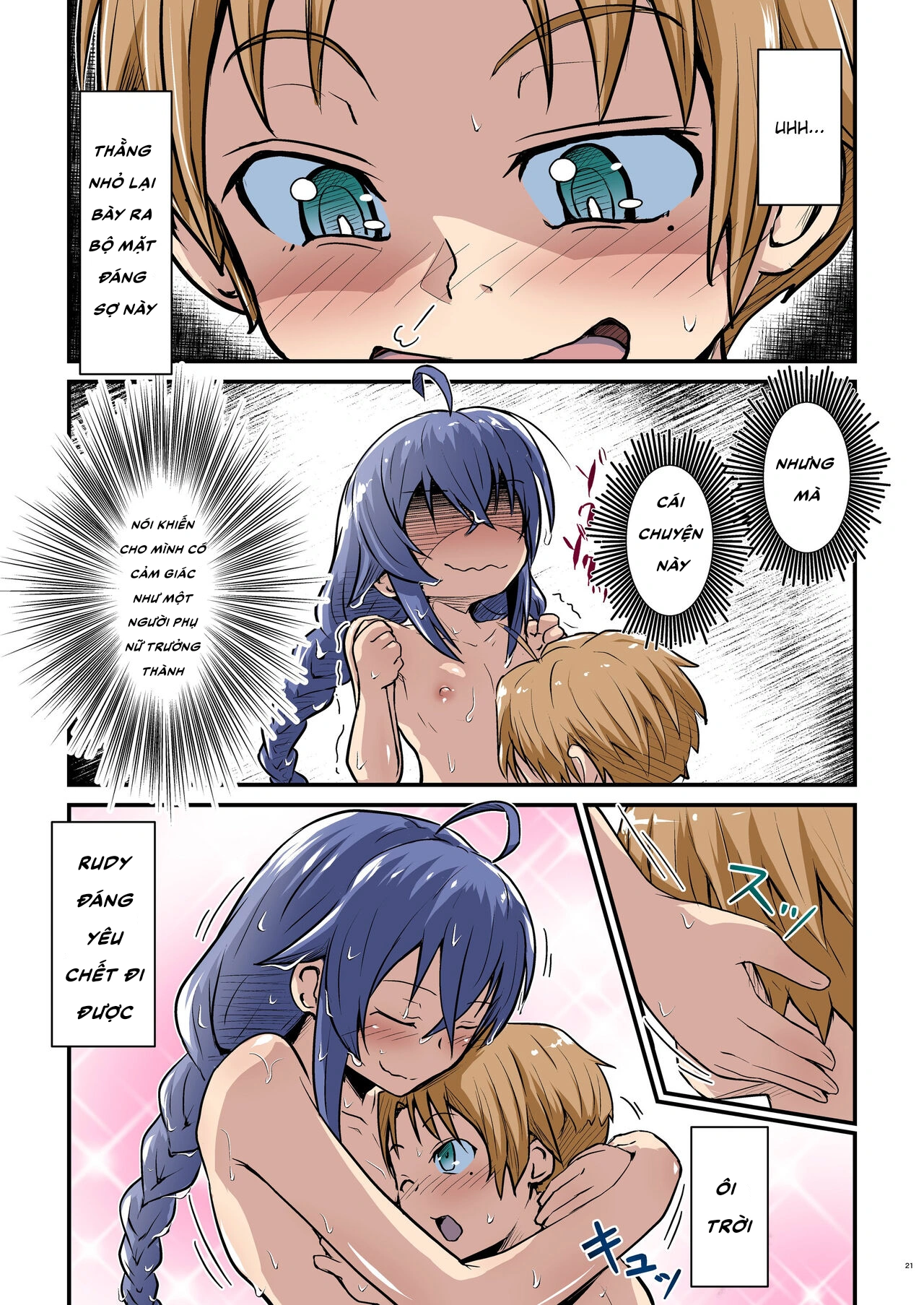 HentaiVN.net - Ảnh 20 - Mushoku(blue!) - Oneshot này má