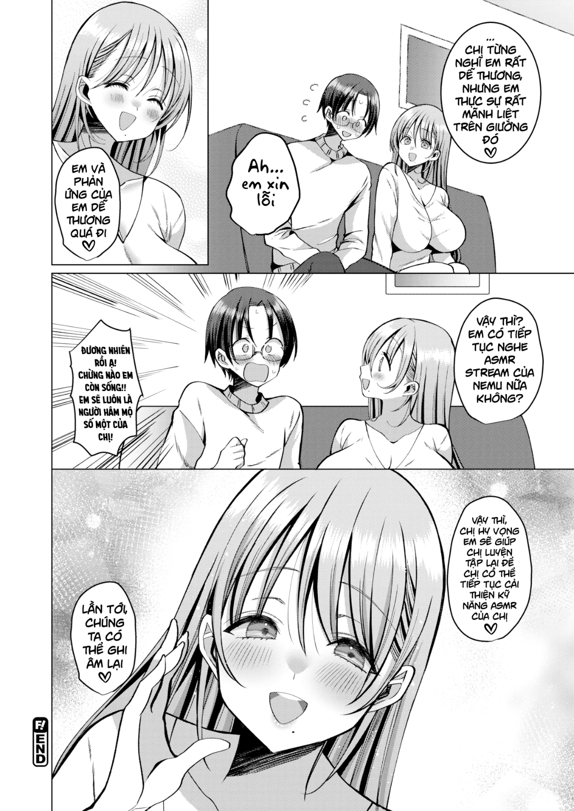 HentaiVN.net - Ảnh 24 - Nobody Told Me My Oshi Was Licking My Ear From Next Door! - Oneshot
