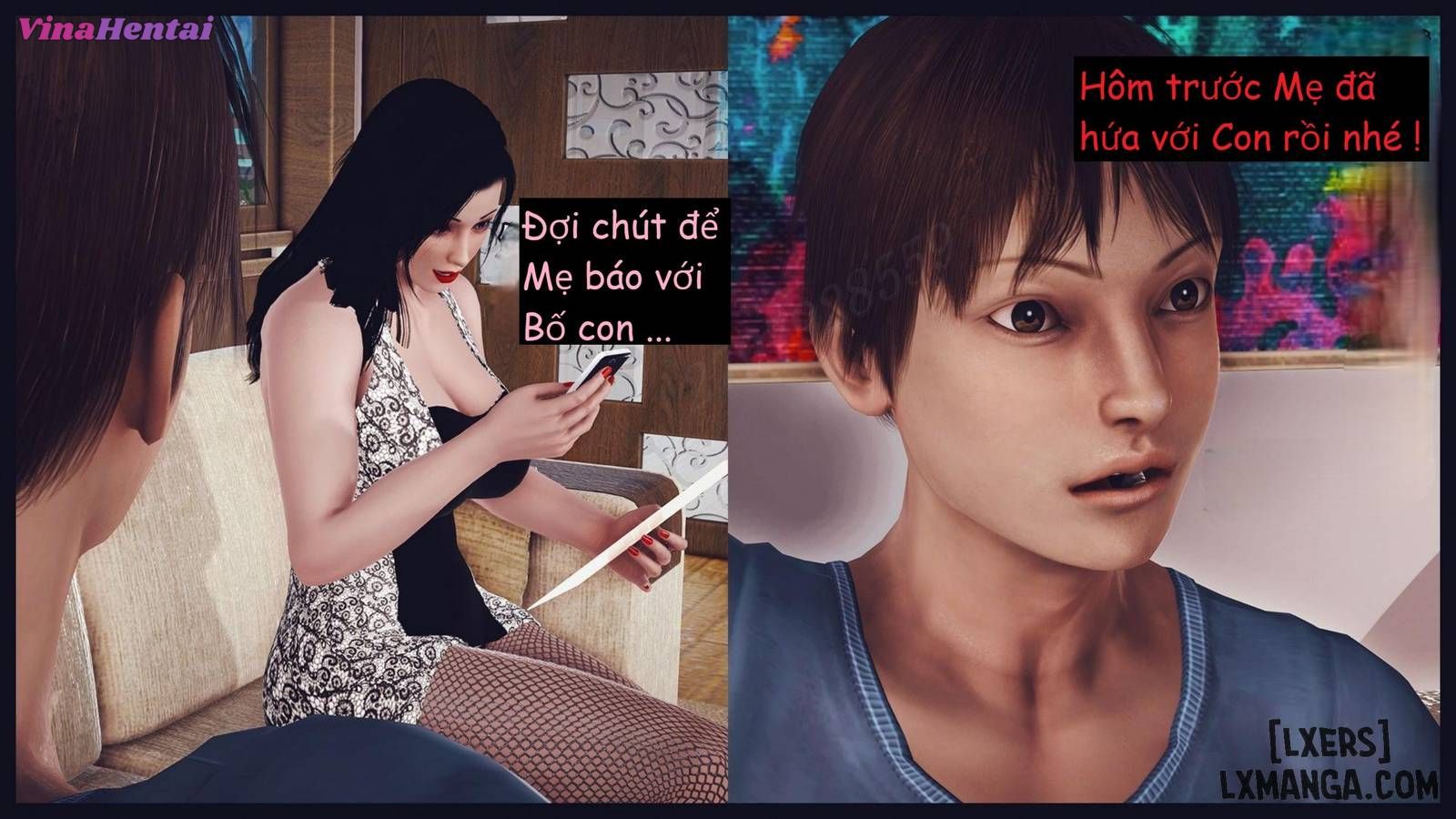 HentaiVN.net - Ảnh 23 - Đọc Sách Cùng Mẹ - Chap 3.1