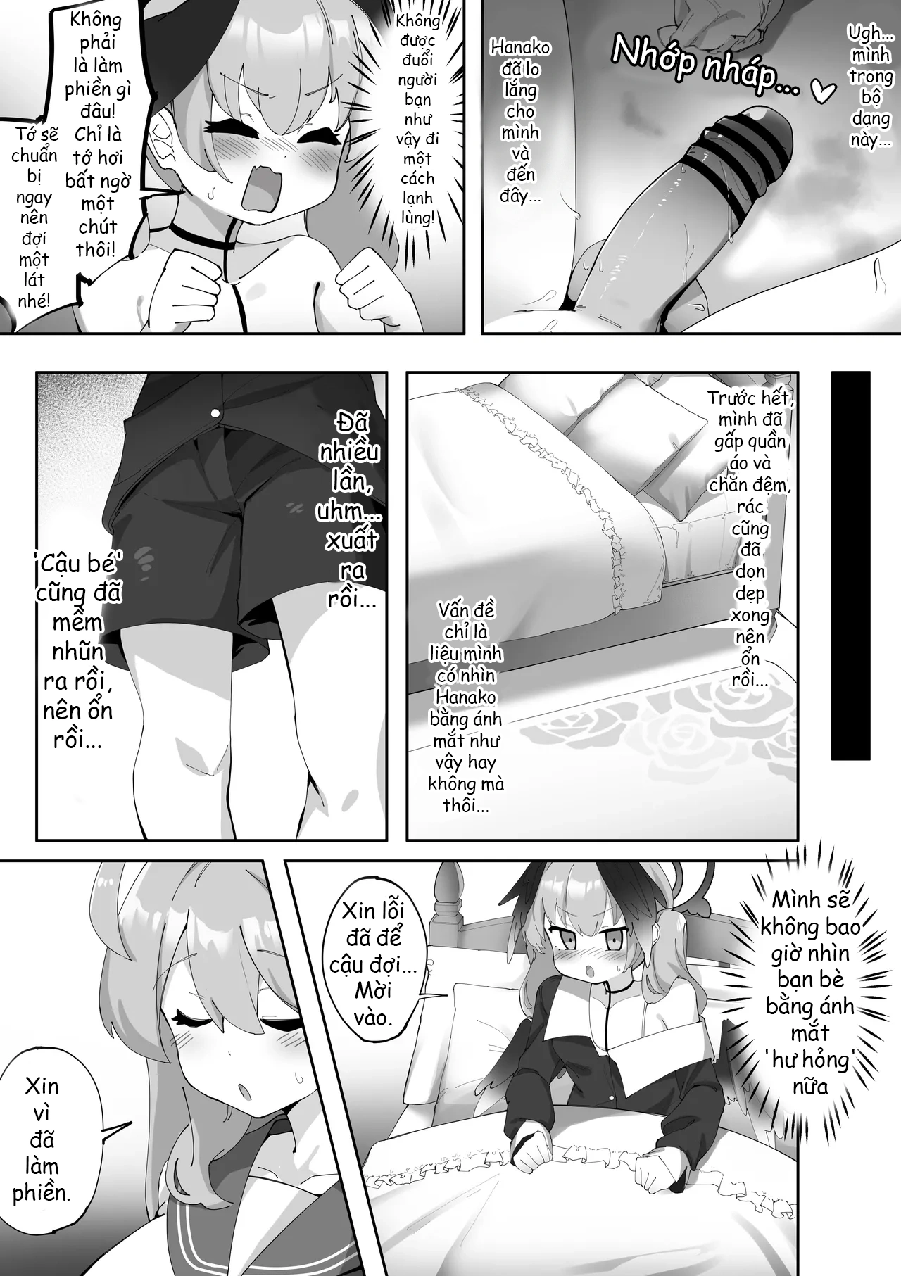 HentaiVN.net - Ảnh 24 - Futanari Koharu-chan vs Hanako-chan Manga - Chap 1