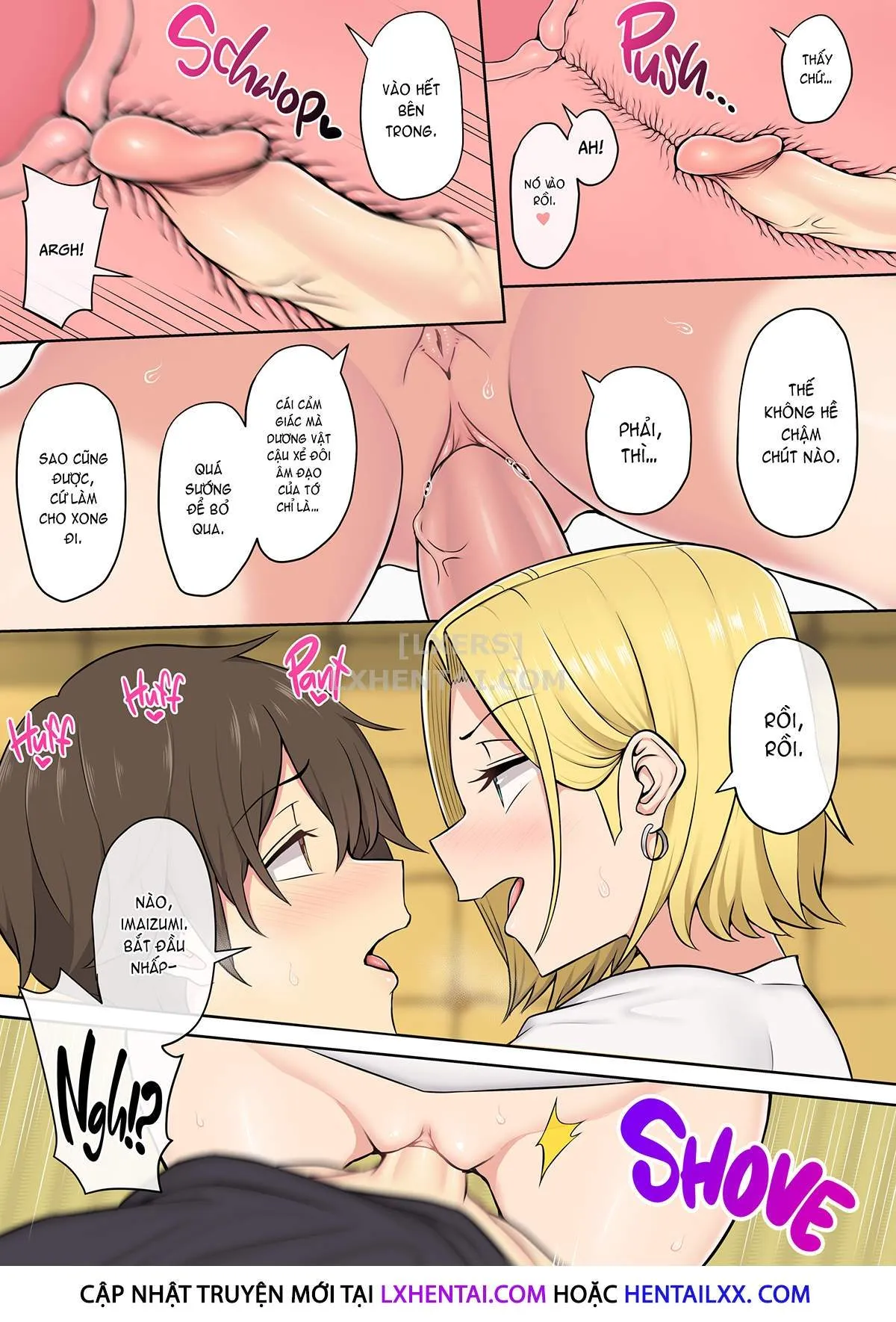HentaiVN.net - Ảnh 23 - Imaizumi đưa cả bầy Gyaru về nhà mình - Chap 2