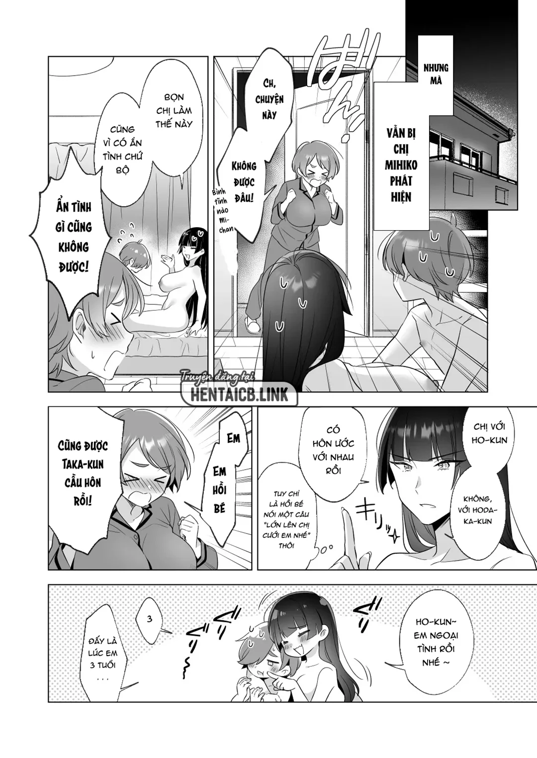 HentaiVN.net - Ảnh 23 - Tôi muốn tắm cùng các chị gái - Oneshot