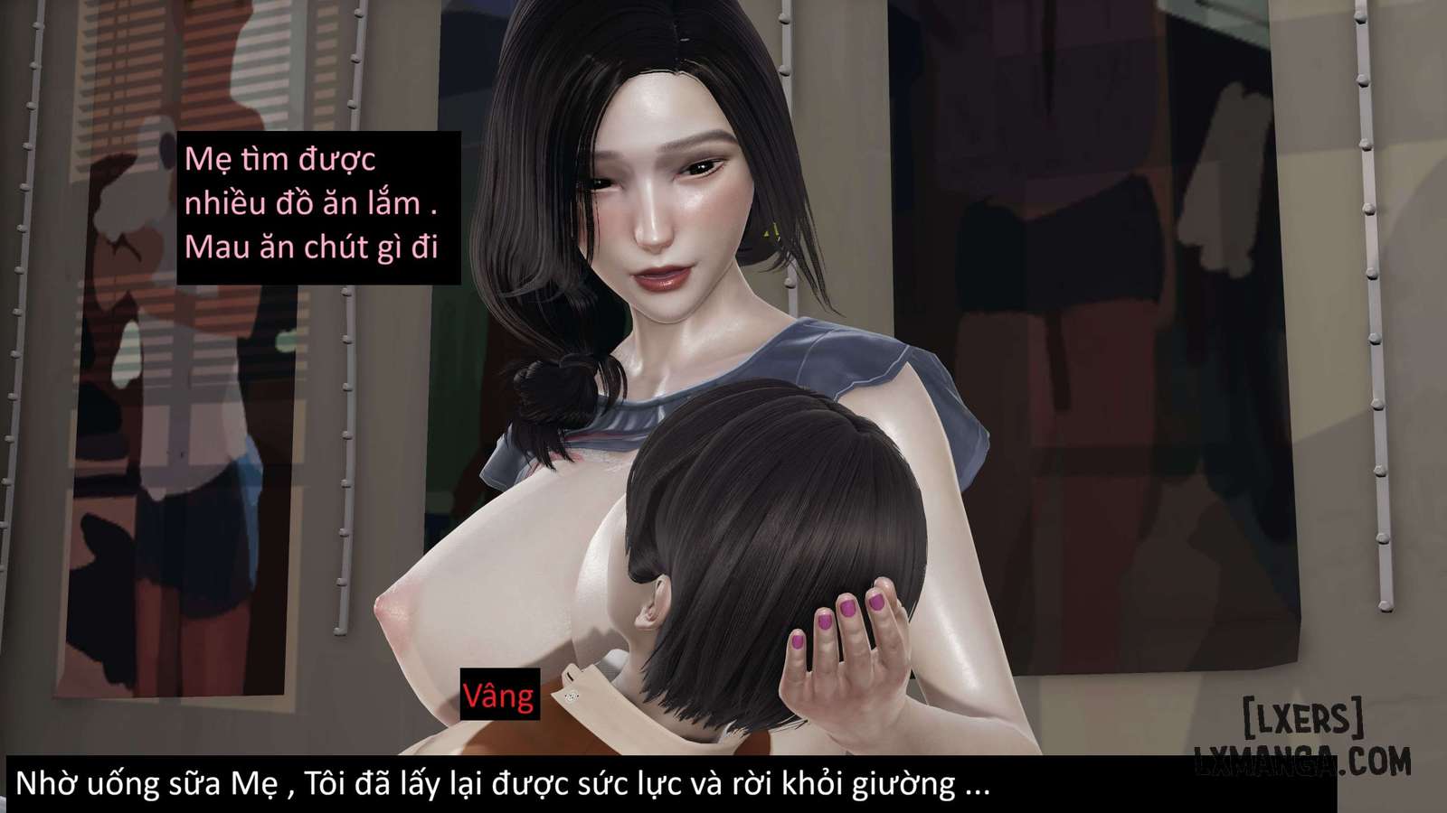 HentaiVN.net - Ảnh 23 - MẸ VÀ CON TRONG NGÀY TẬN THẾ - Chương 1.4