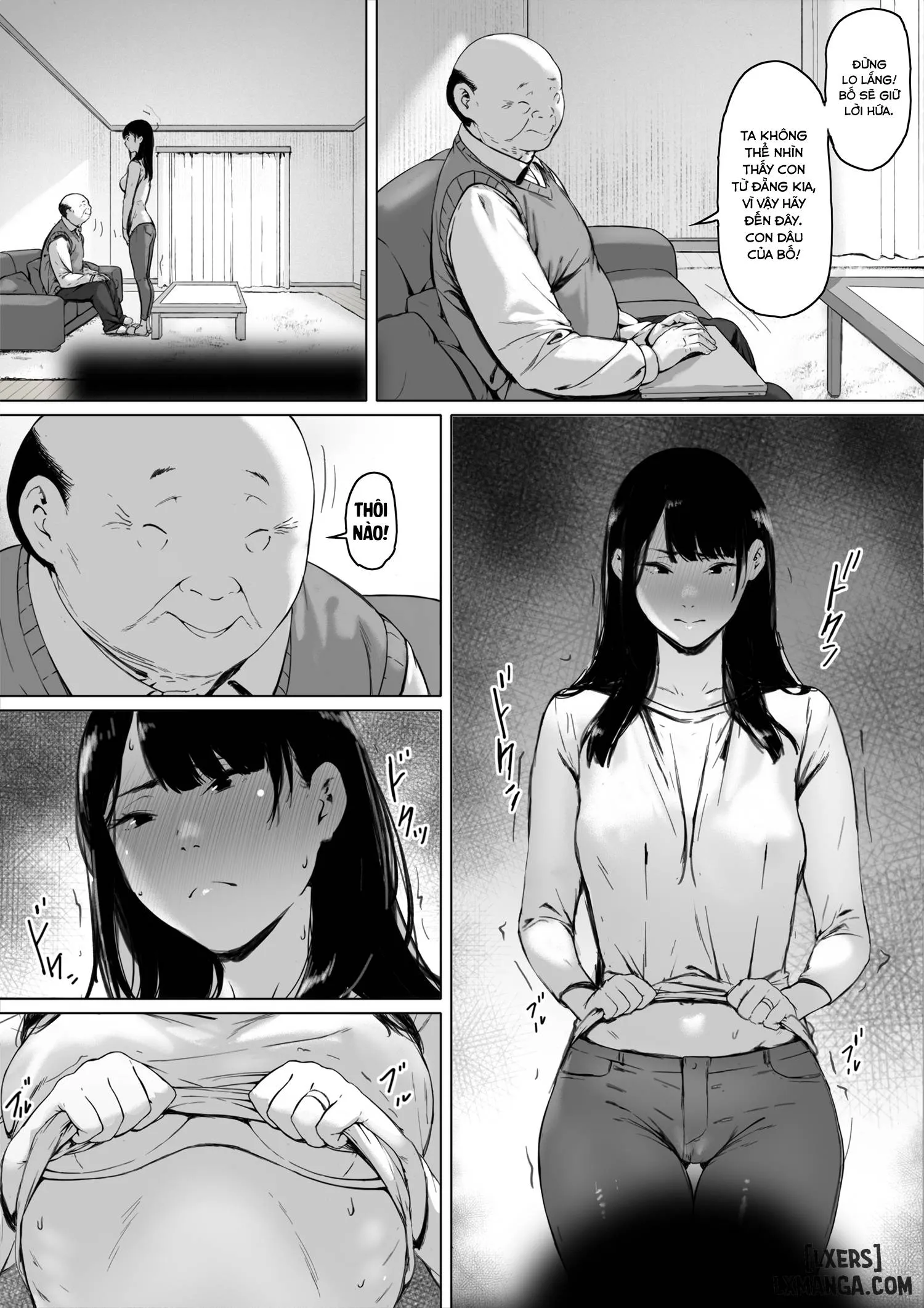 HentaiVN.net - Ảnh 23 - 1. Ánh nhìn của bố chồng 1 - Chapter 1