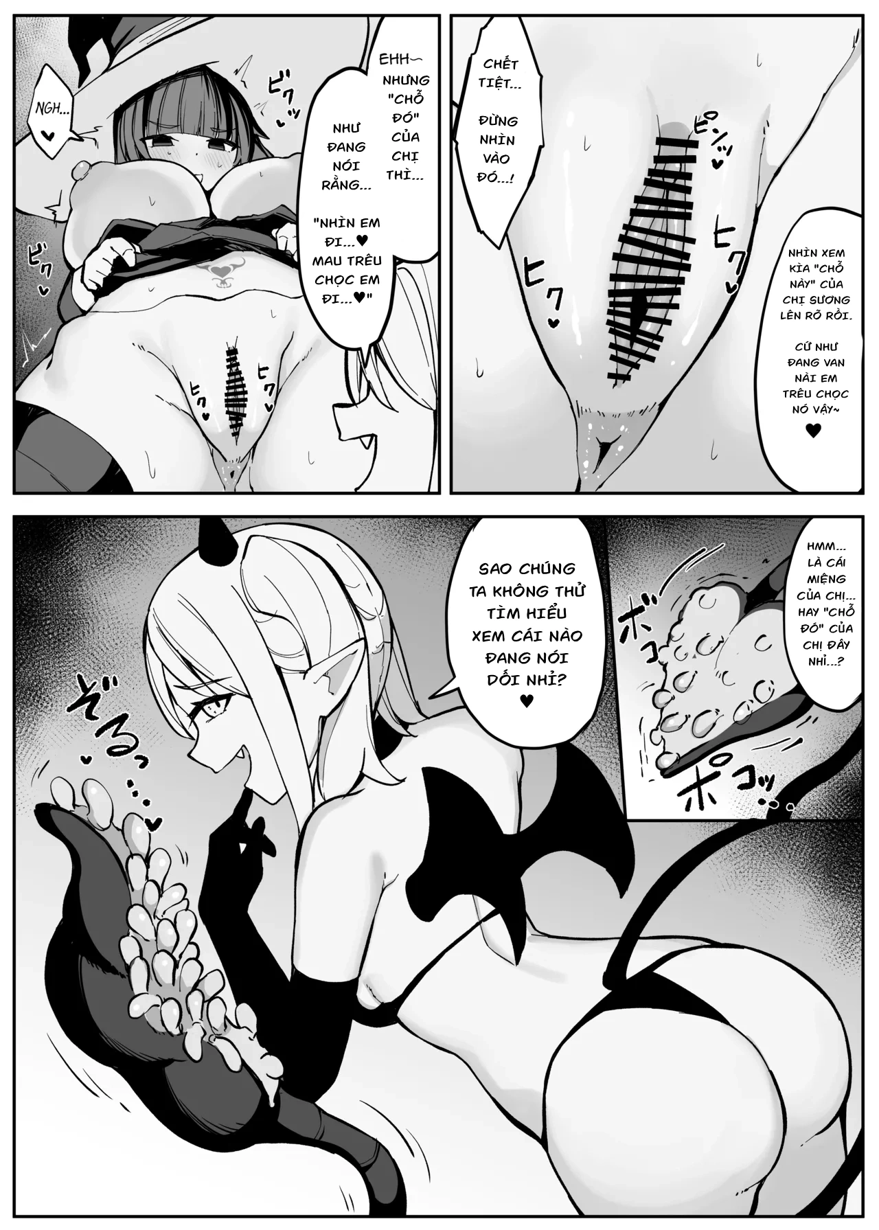 HentaiVN.net - Ảnh 23 - Câu chuyện về nữ phù thủy mạnh nhất bị một succubus mê hoặc và đánh bại. - Oneshot