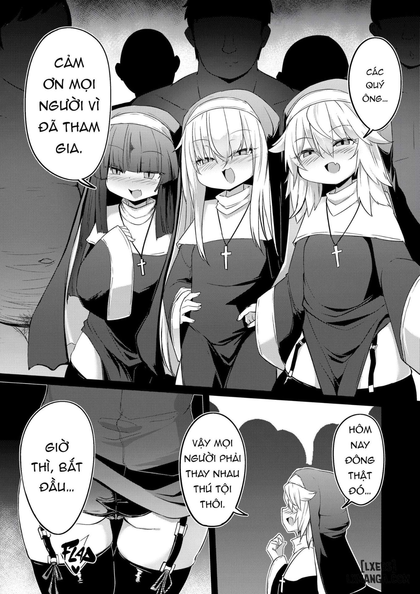 HentaiVN.net - Ảnh 23 - Naughty Little Nuns 1&2 [J18] - Chapter 2